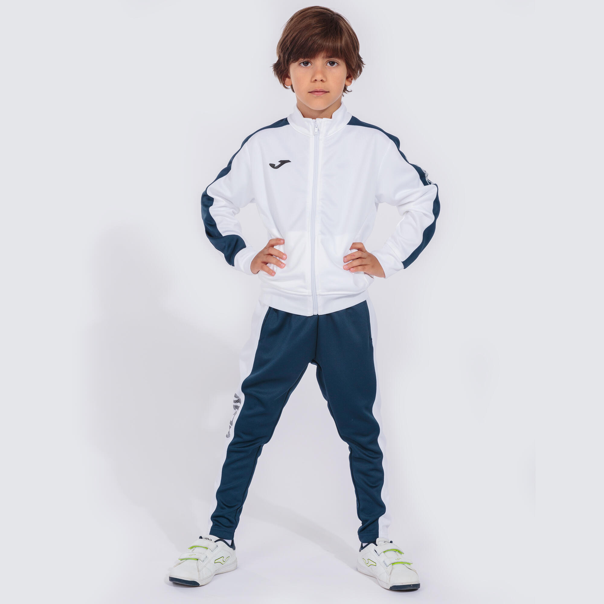 Fato De Treino Futebol Criança Joma Academy III Branco 2/5