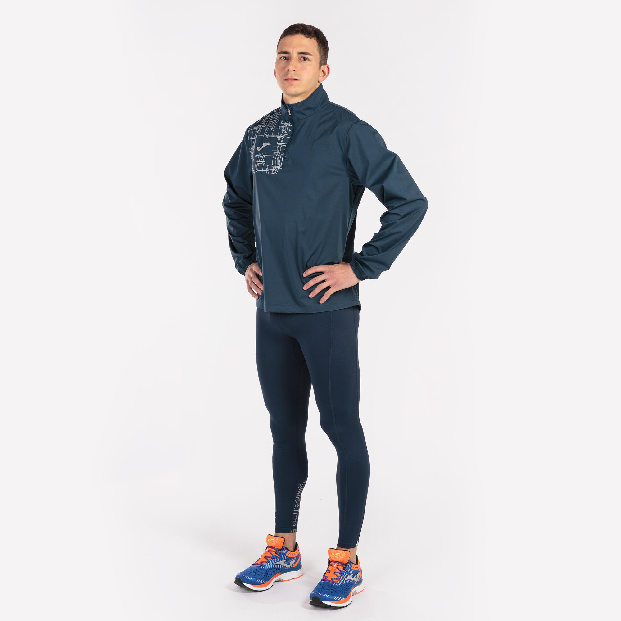 Joma Felpa con Cappuccio Elite VIII in Marino - 102234.331.2XL 4/6