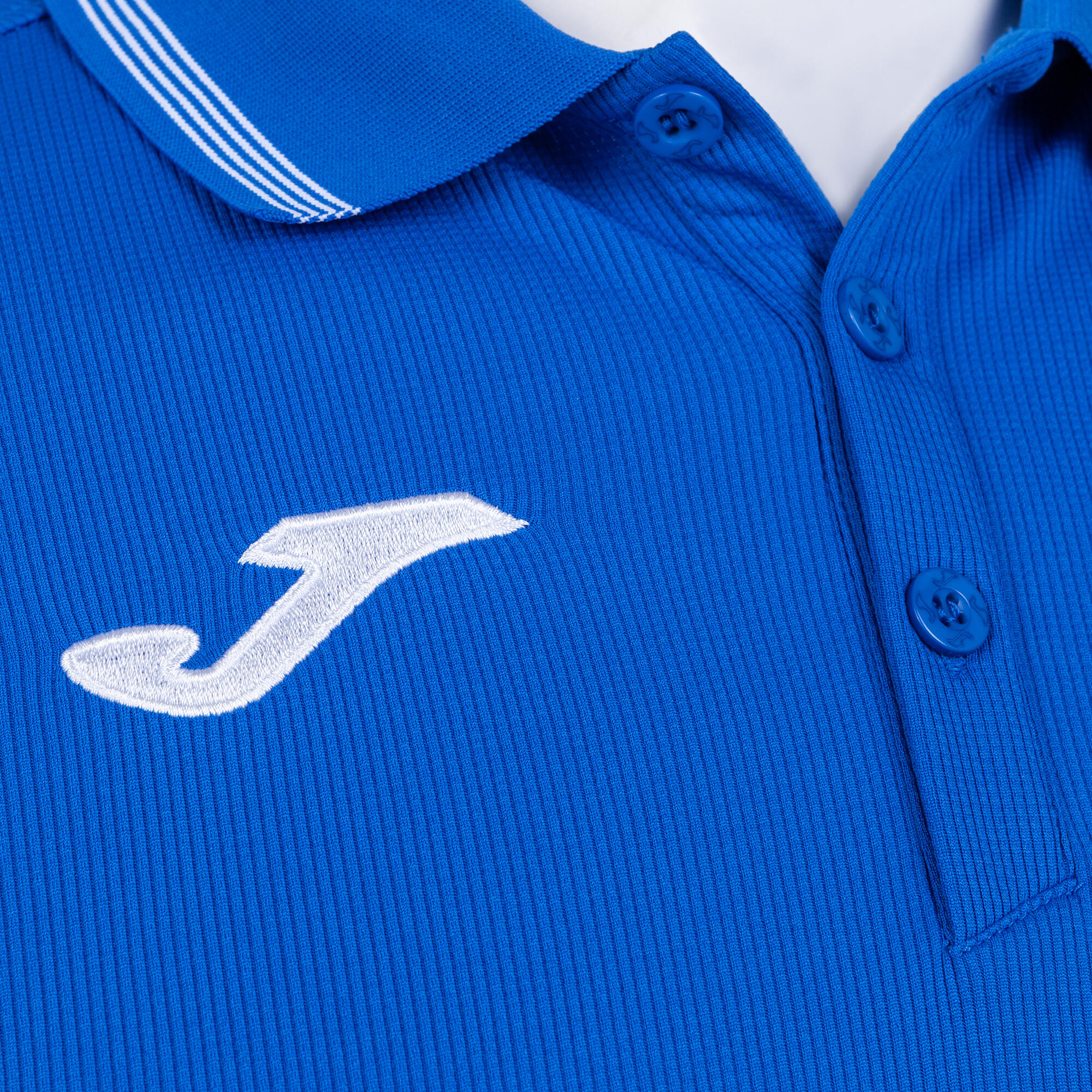 Polo Manches Courtes Football Homme Joma Campus III Bleu Roi 3/3