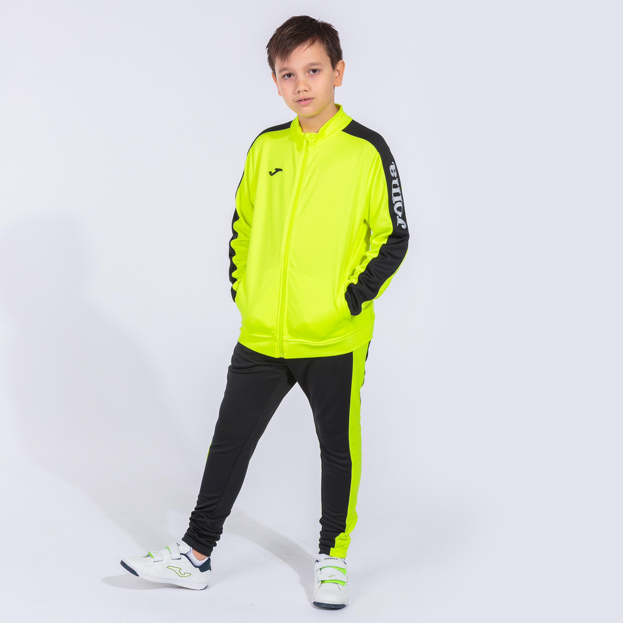 Fato De Treino Futebol Criança Joma Academy III Amarelo Fluor 2/5