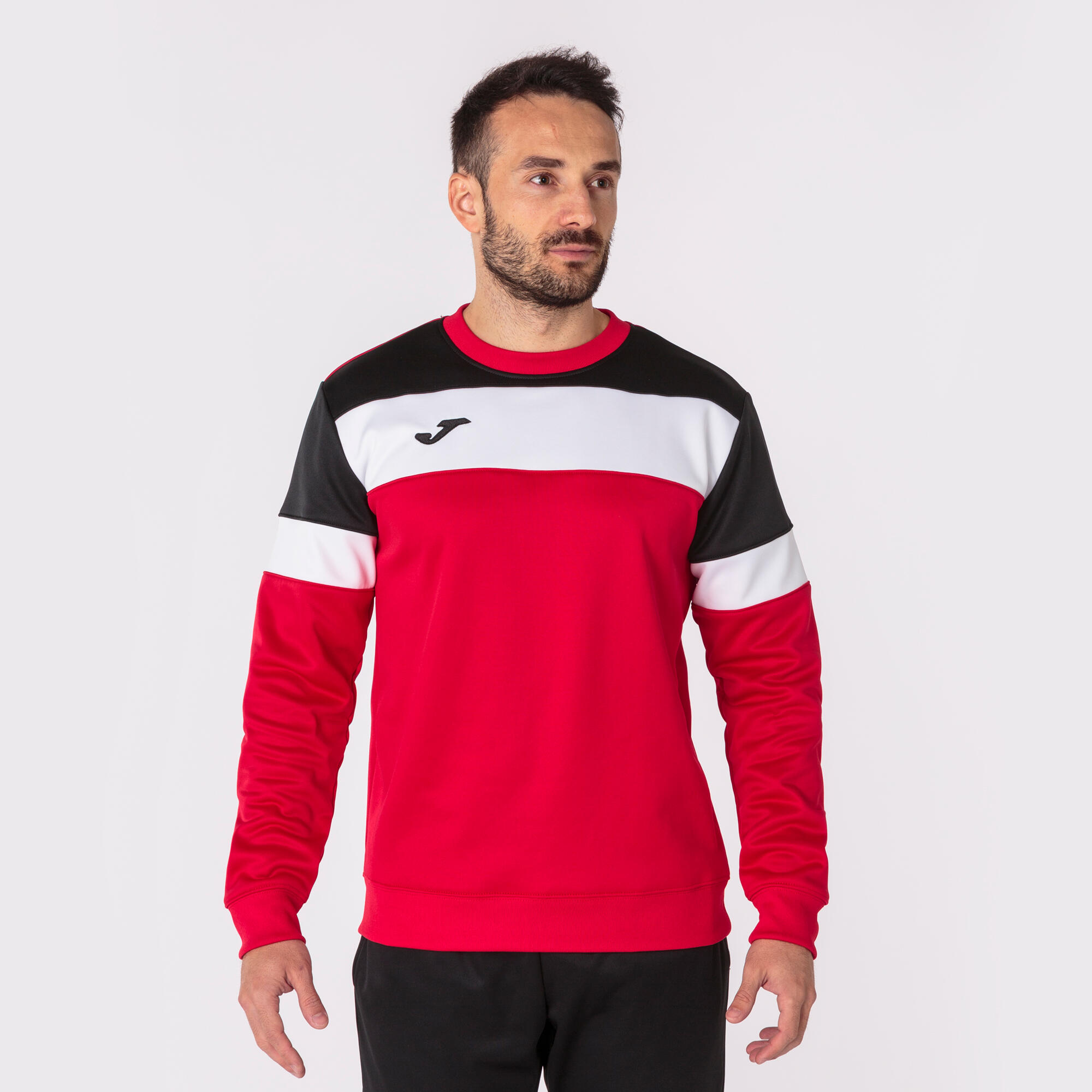 Sweat-Shirt Football Homme Joma Crew IV Rouge 2/5