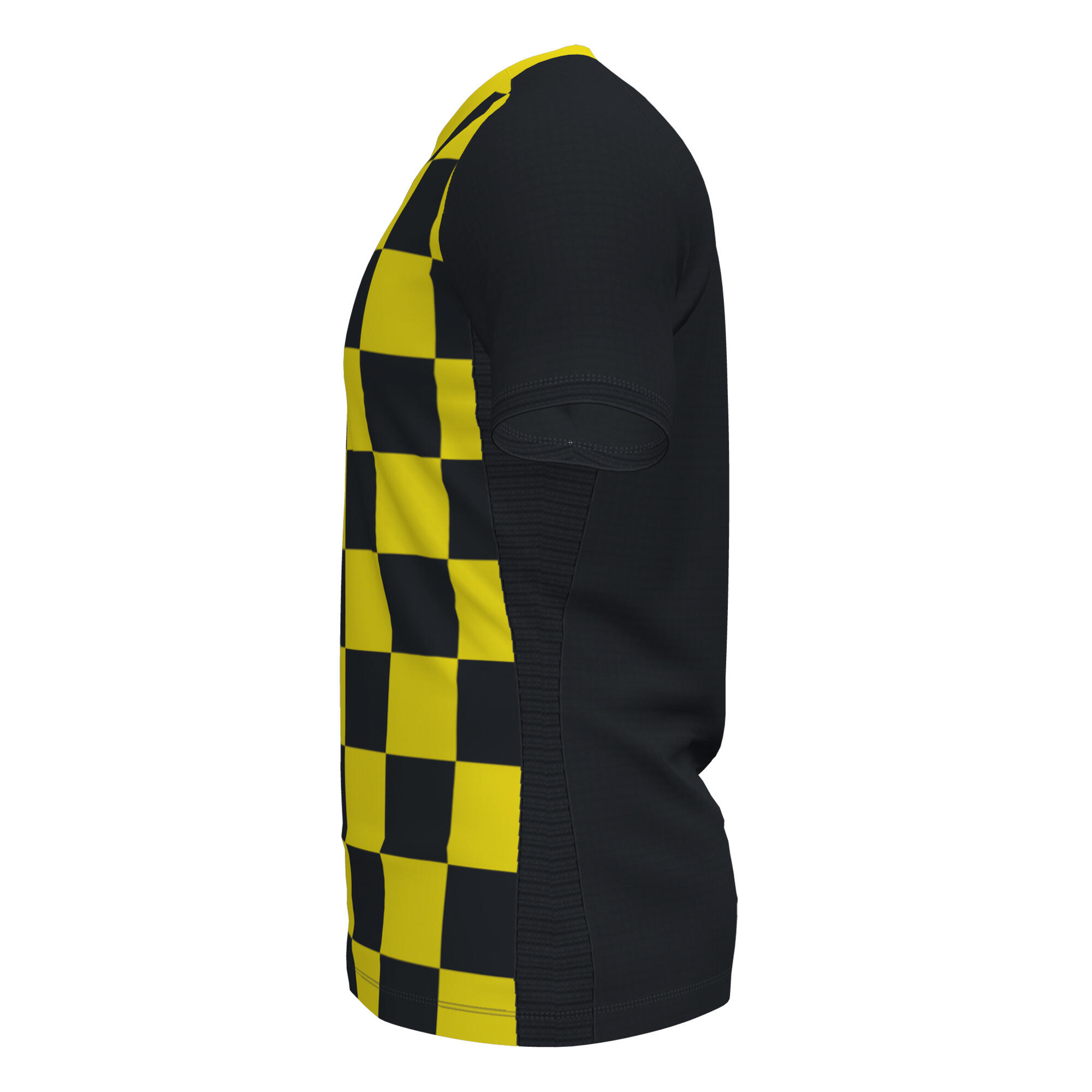 Camiseta Manga Corta Fútbol Niños Joma Flag II Negro 3/4