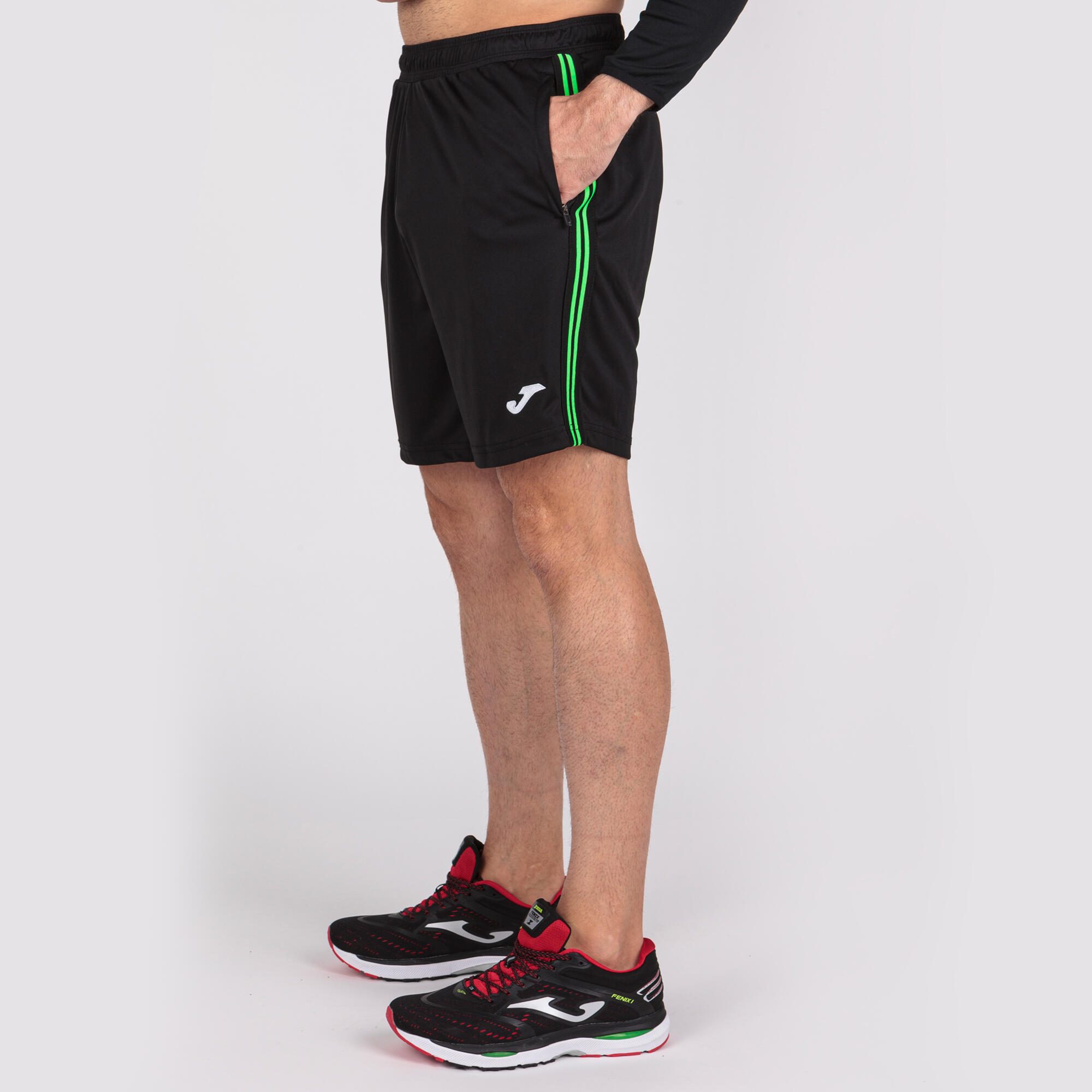Bermuda Fútbol Niños Joma Classic Negro 4/5