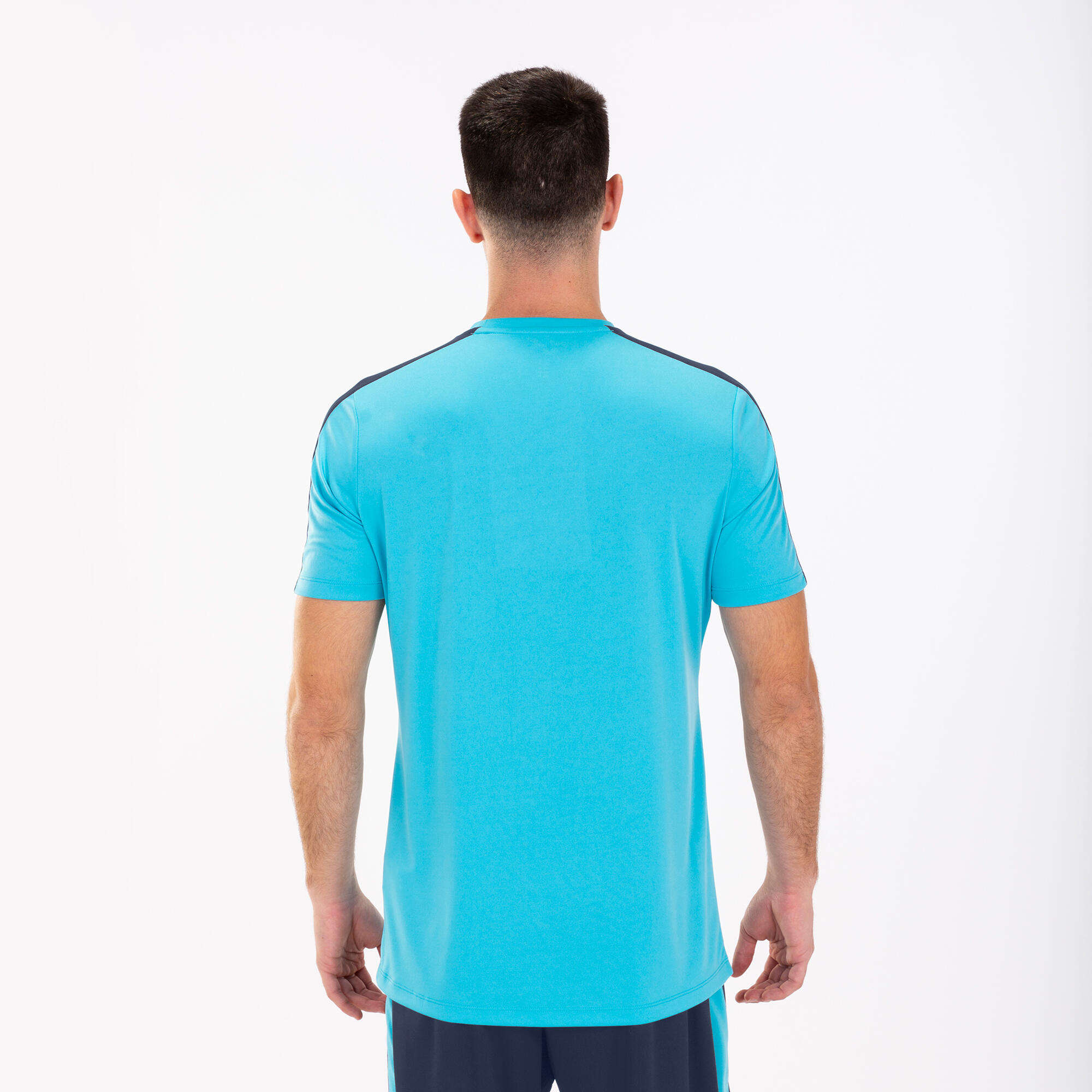 Maillot Manches Courtes Football Homme Joma Academy III Turquoise Fluo 4/5