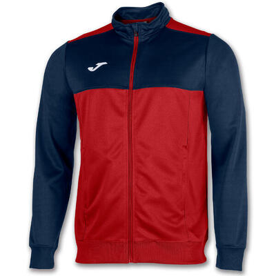 Joma combi winner tracksuit top voor jongens in rood en donkerblauw