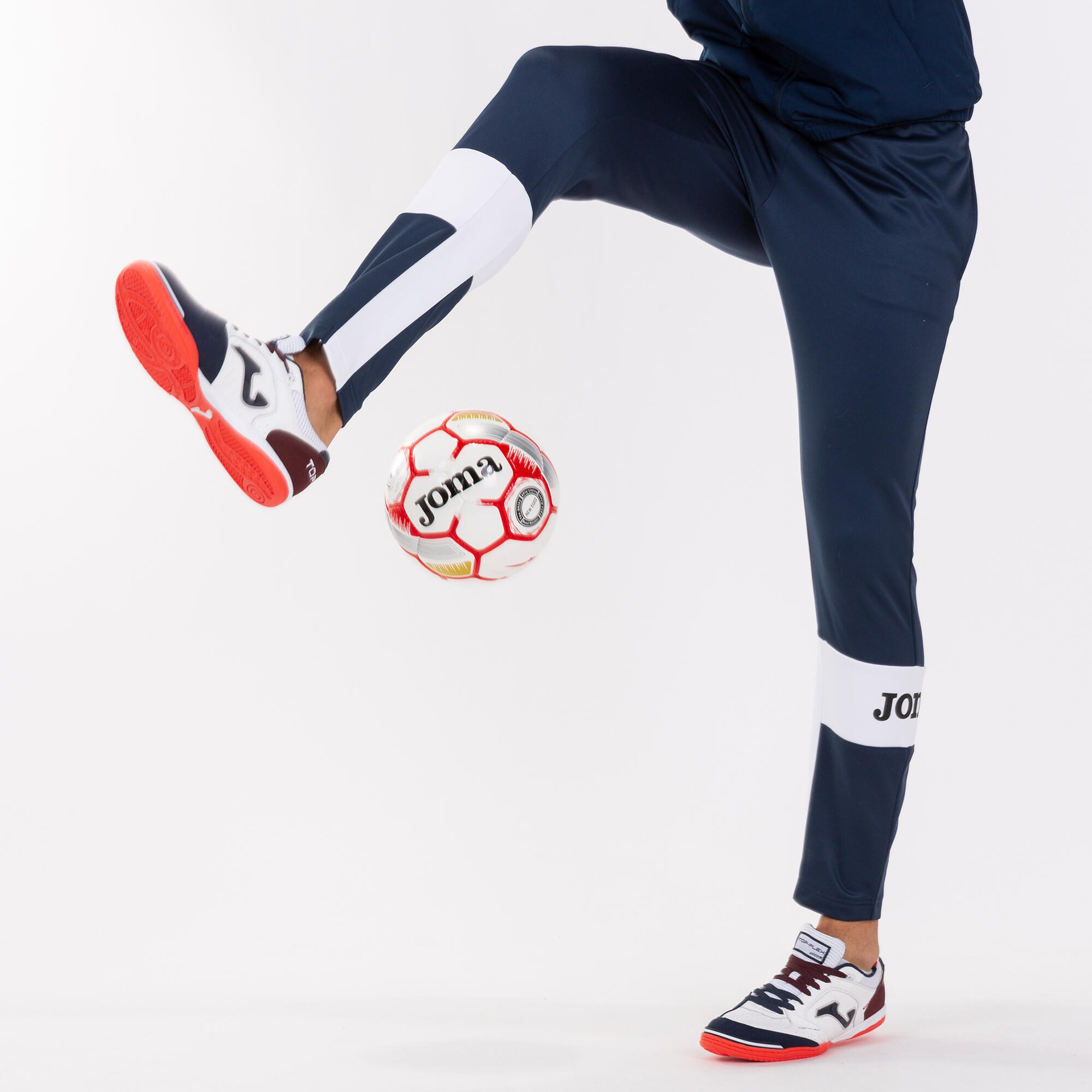 Calça Comprida Futebol Criança Joma Freedom Azul Marinho 4/5