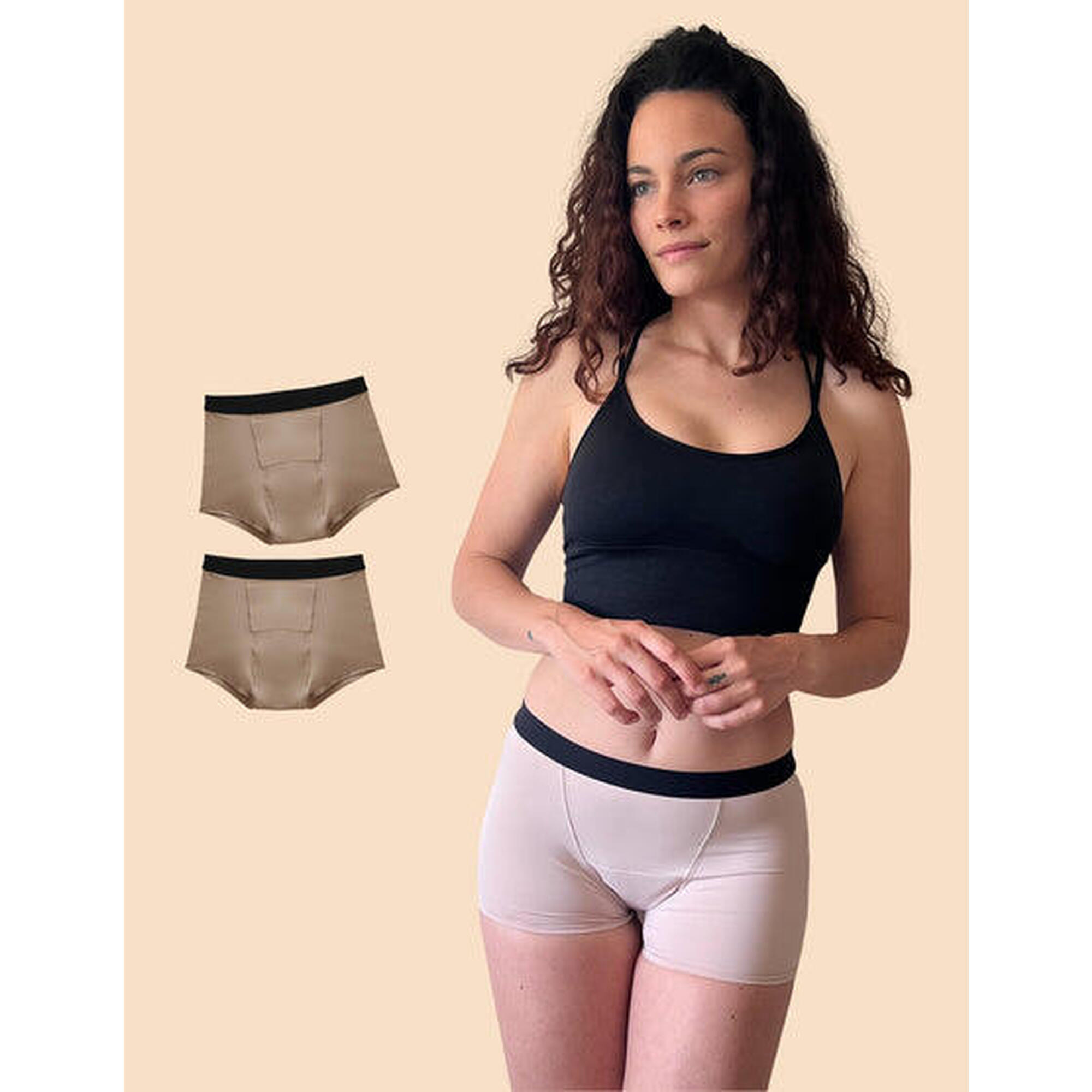 Zestaw 2 wysoce chłonnych spodenek menstruacyjnych Marie