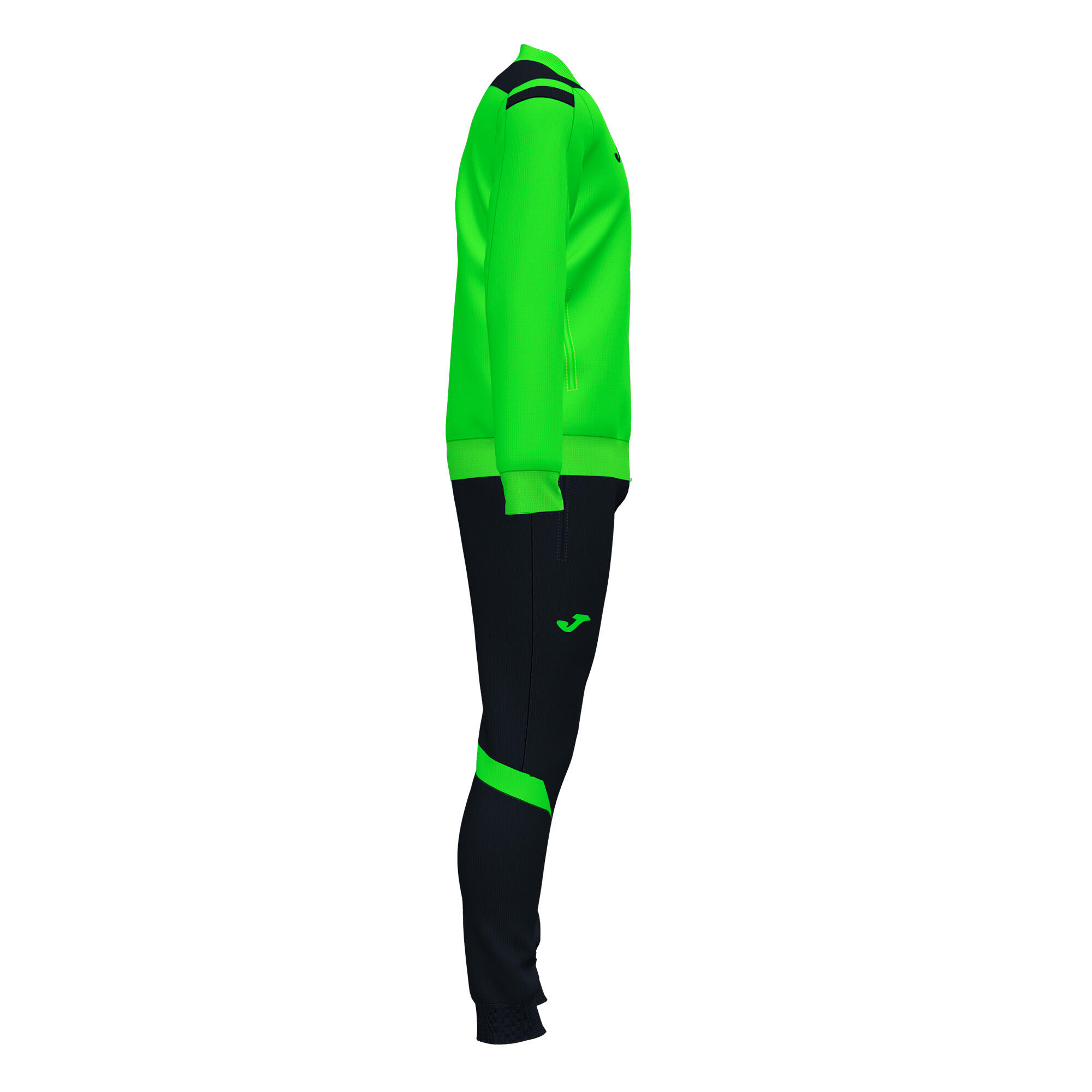 Chándal Fútbol Hombre Joma Championship VI Verde Flúor 4/4