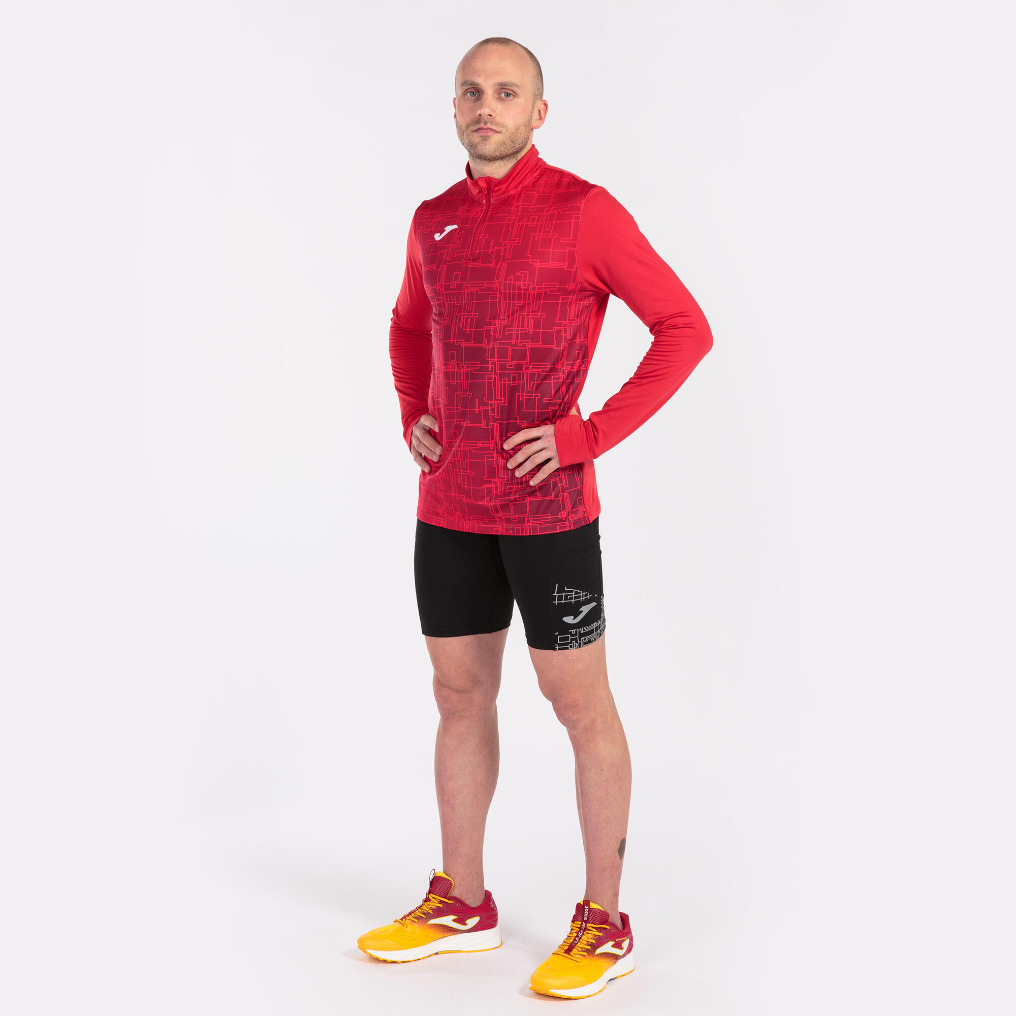 Sudadera Running Niños Joma Elite VIII Rojo 4/5