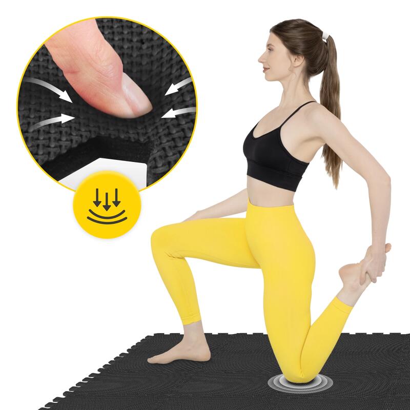 Piankowa mata ochronna pod sprzęt fitness 4FIZJO PUZZLE