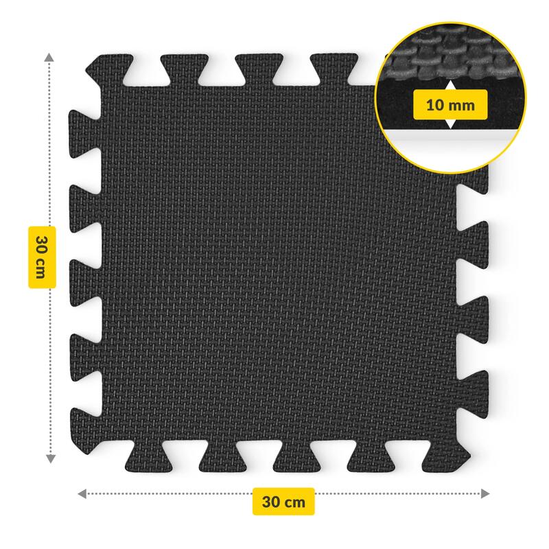 Piankowa mata ochronna pod sprzęt fitness 4FIZJO PUZZLE
