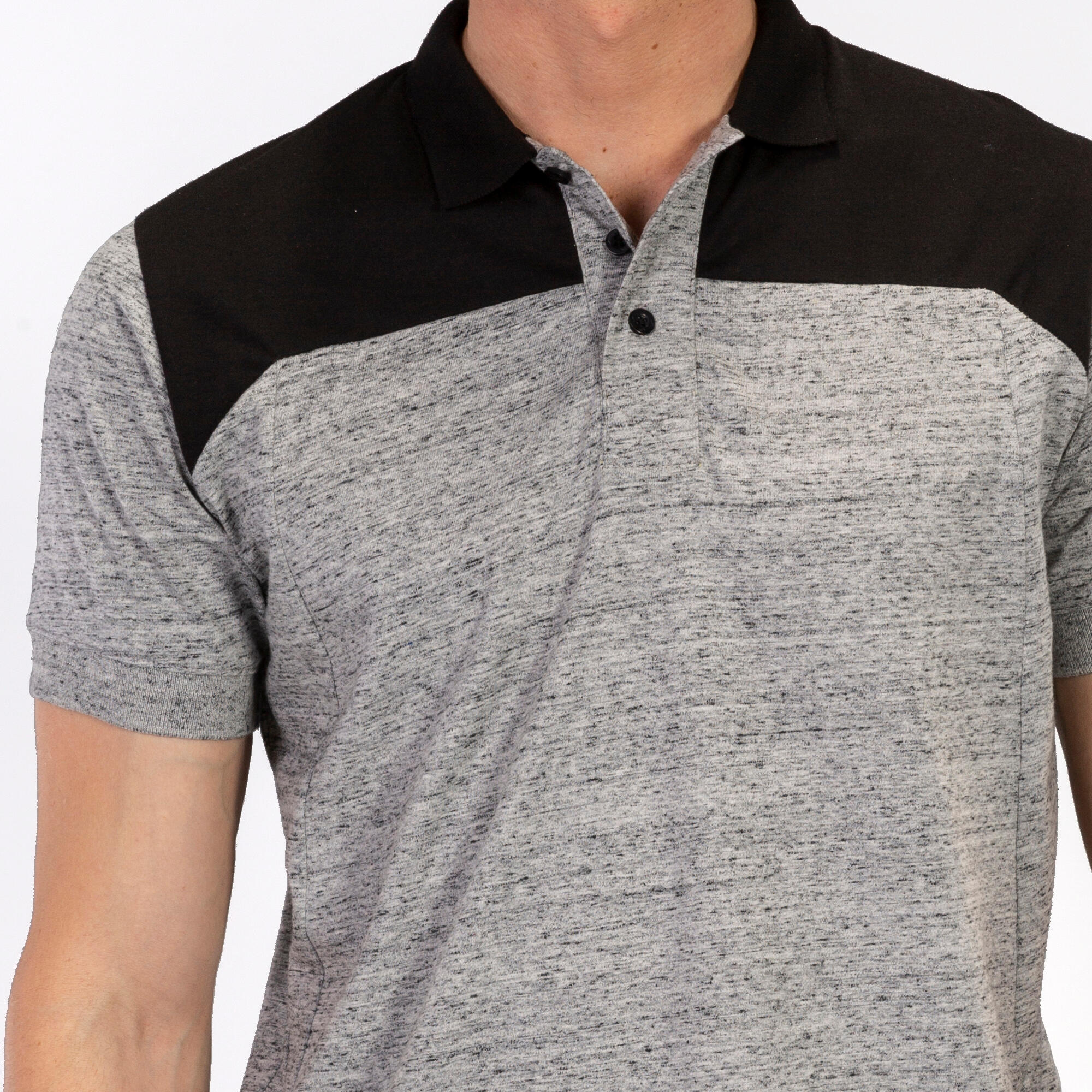 Polo Manches Courtes Enfants Joma Winner II Gris Melange 5/5