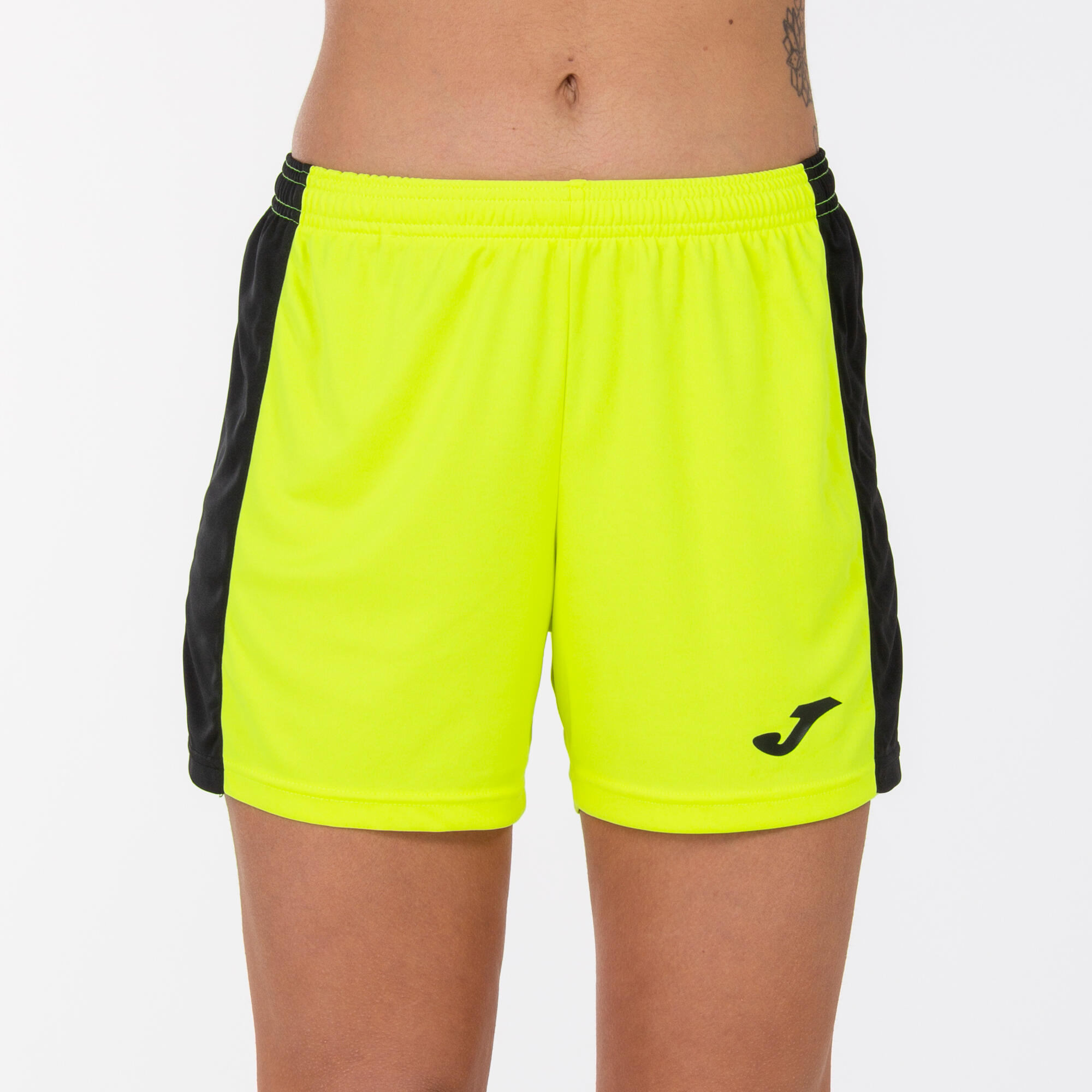 Calções Futebol Criança Joma Maxi Amarelo Fluor 2/5