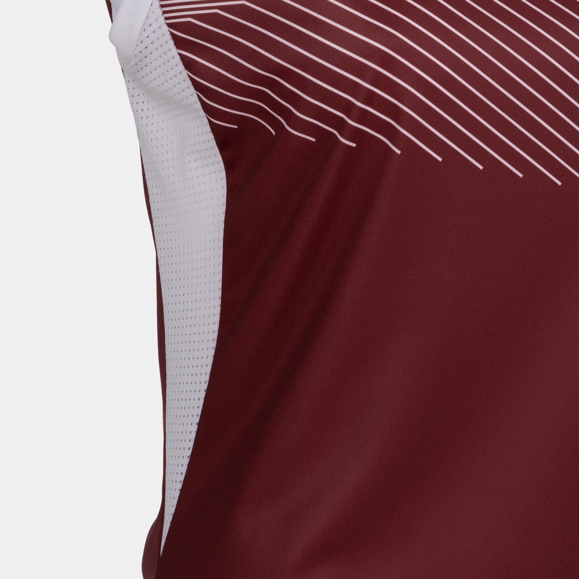 Camiseta Sin Mangas Fútbol Mujer Joma Supernova II Burdeos 4/5
