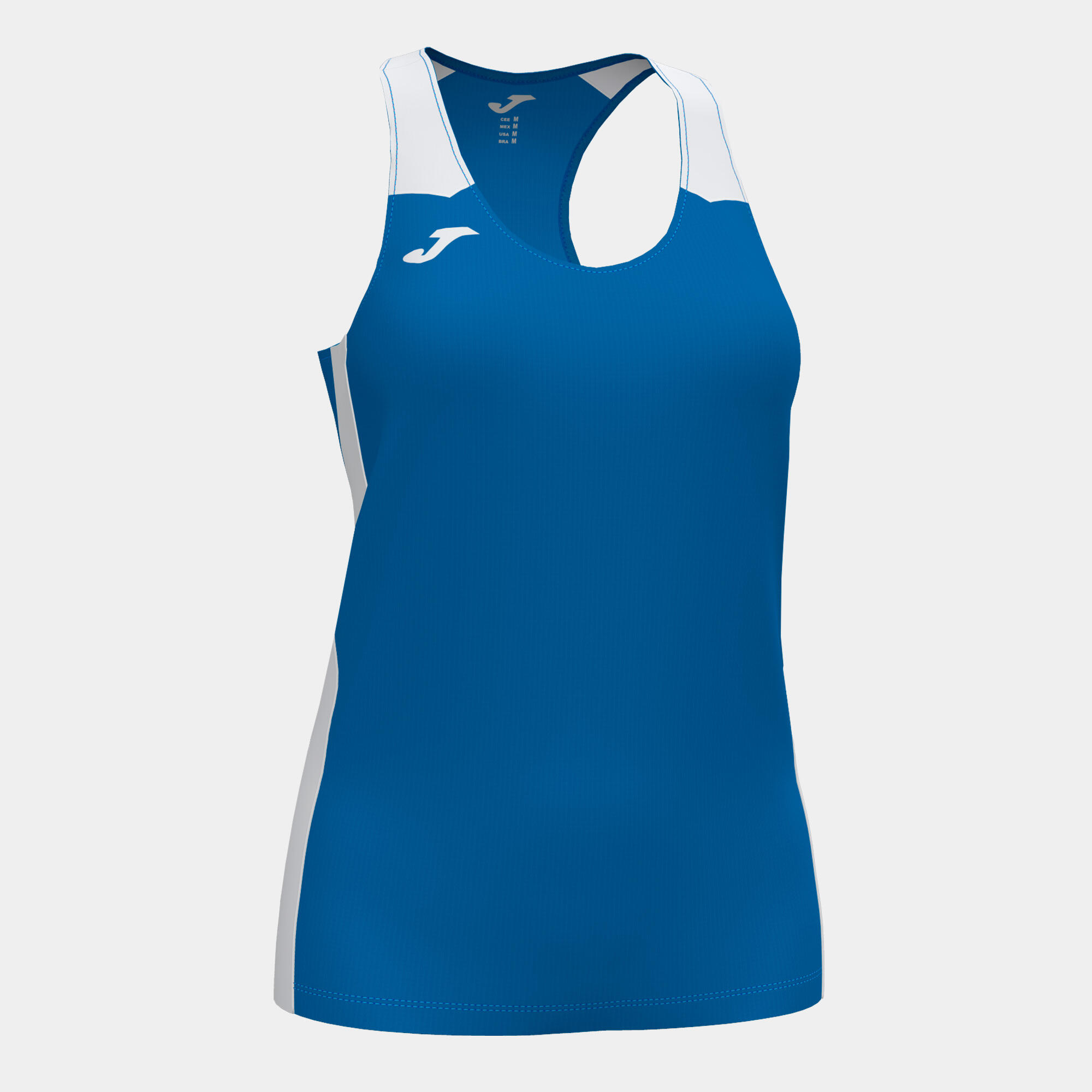 Joma - Débardeur Running Femme Joma Record Ii Bleu Roi - T-shirt Sans Manche - Blanc|bleu - 42 M/l - Decathlon