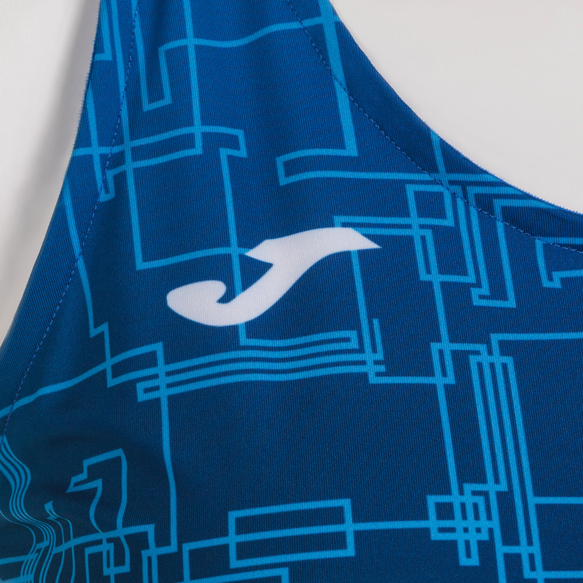 Camiseta Tirantes Running Mujer Joma Elite VIII Royal 3/4