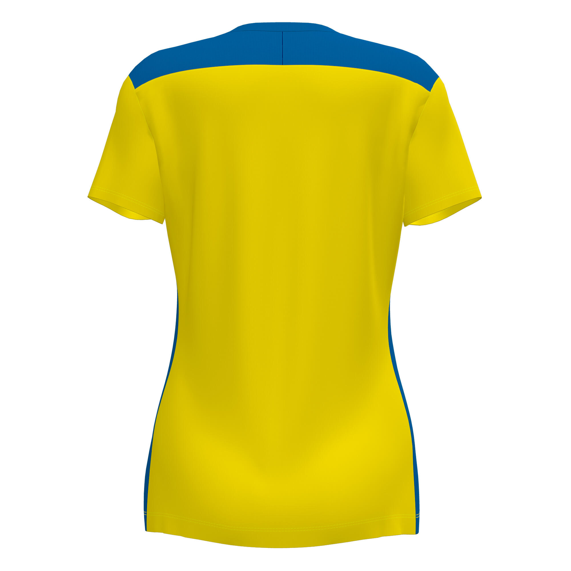 Maillot Manches Courtes Football Femme Joma Championship VI Jaune 3/4