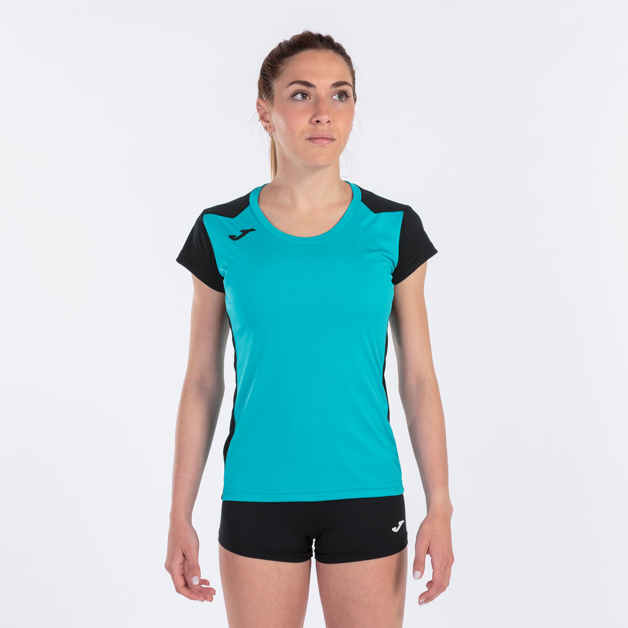 Camiseta Manga Corta Running Mujer Joma Record II Turquesa JOMA