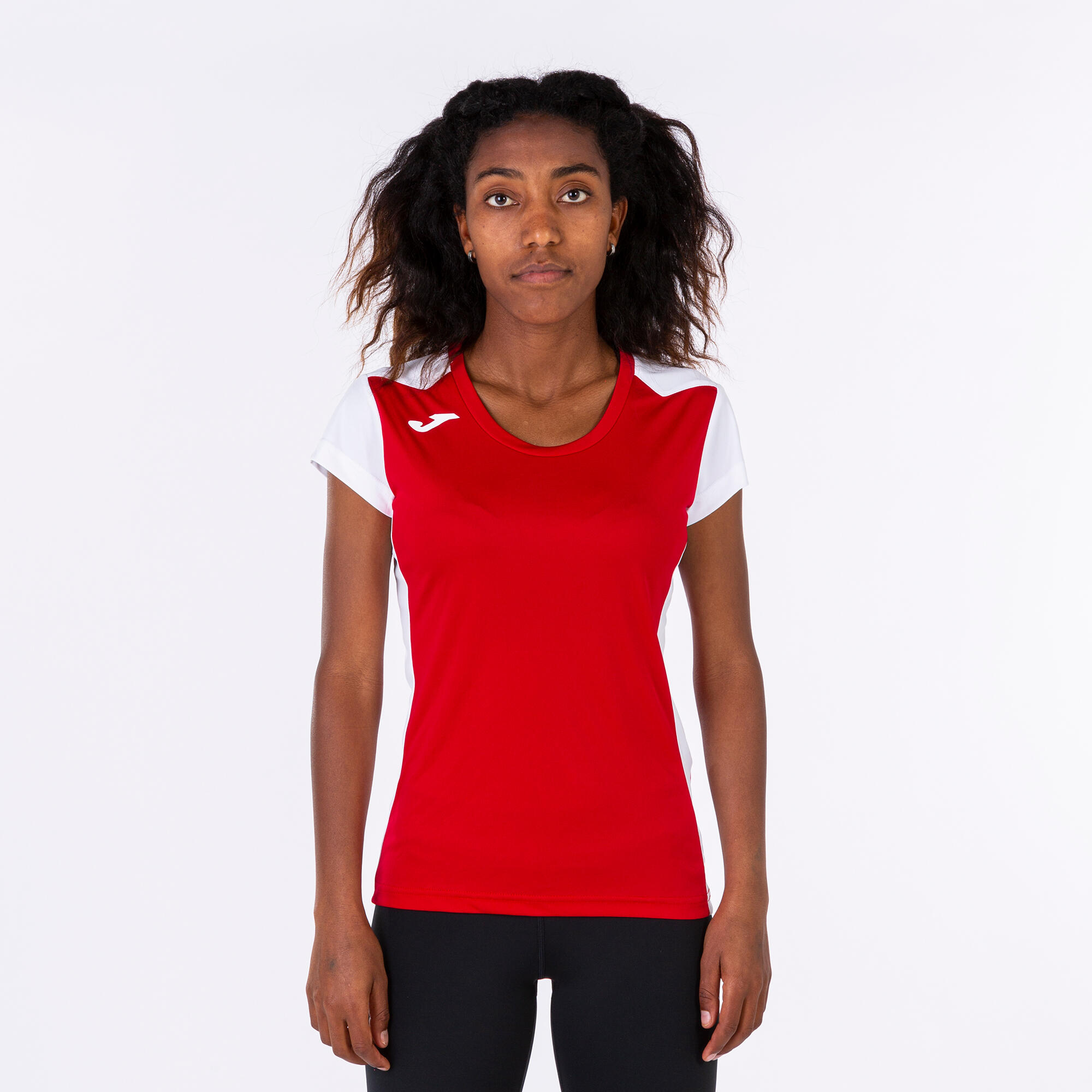 T-Shirt Manga Curta Running Criança Joma Record II Vermelho 2/5