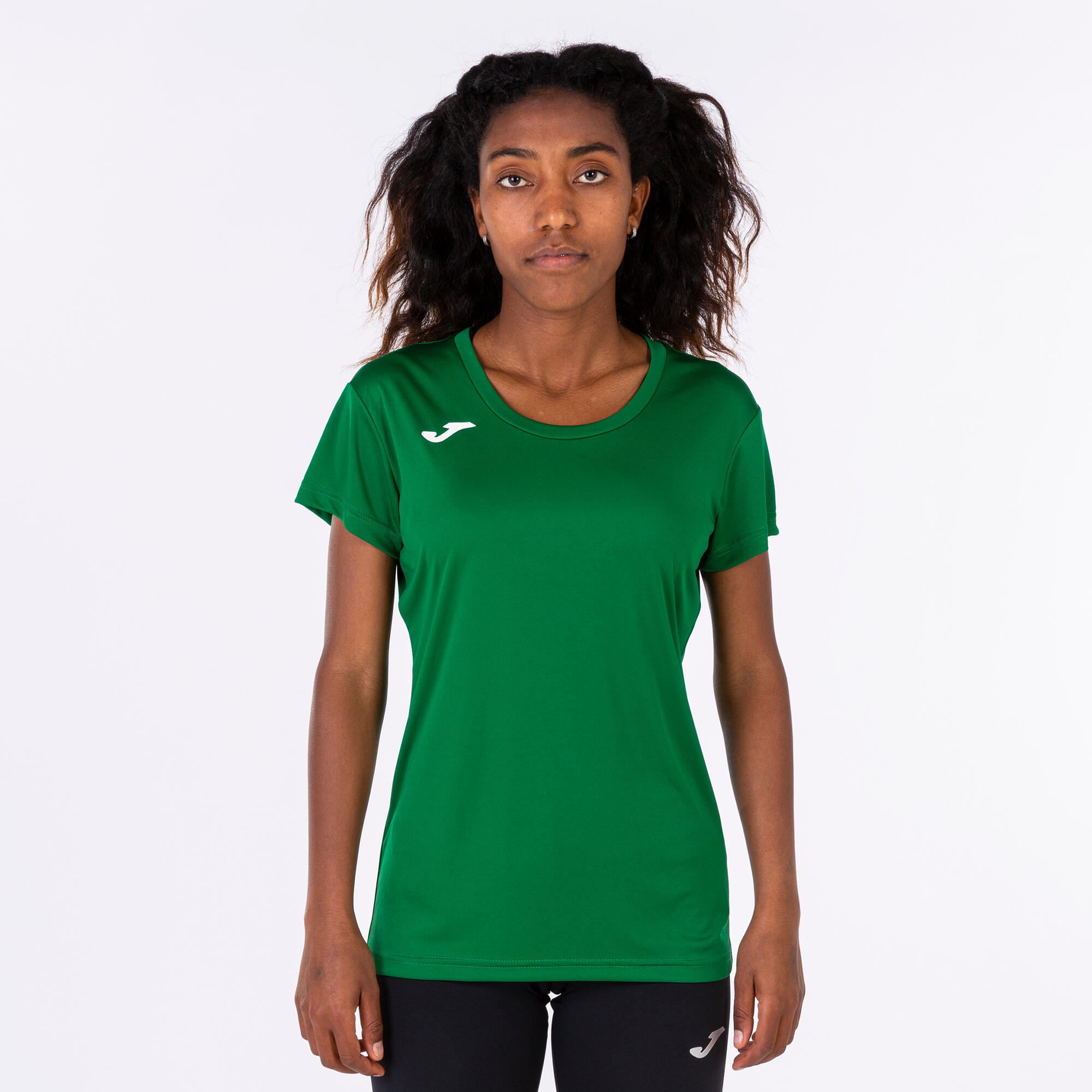 T-Shirt Manga Curta Running Criança Joma Record II Verde 2/5