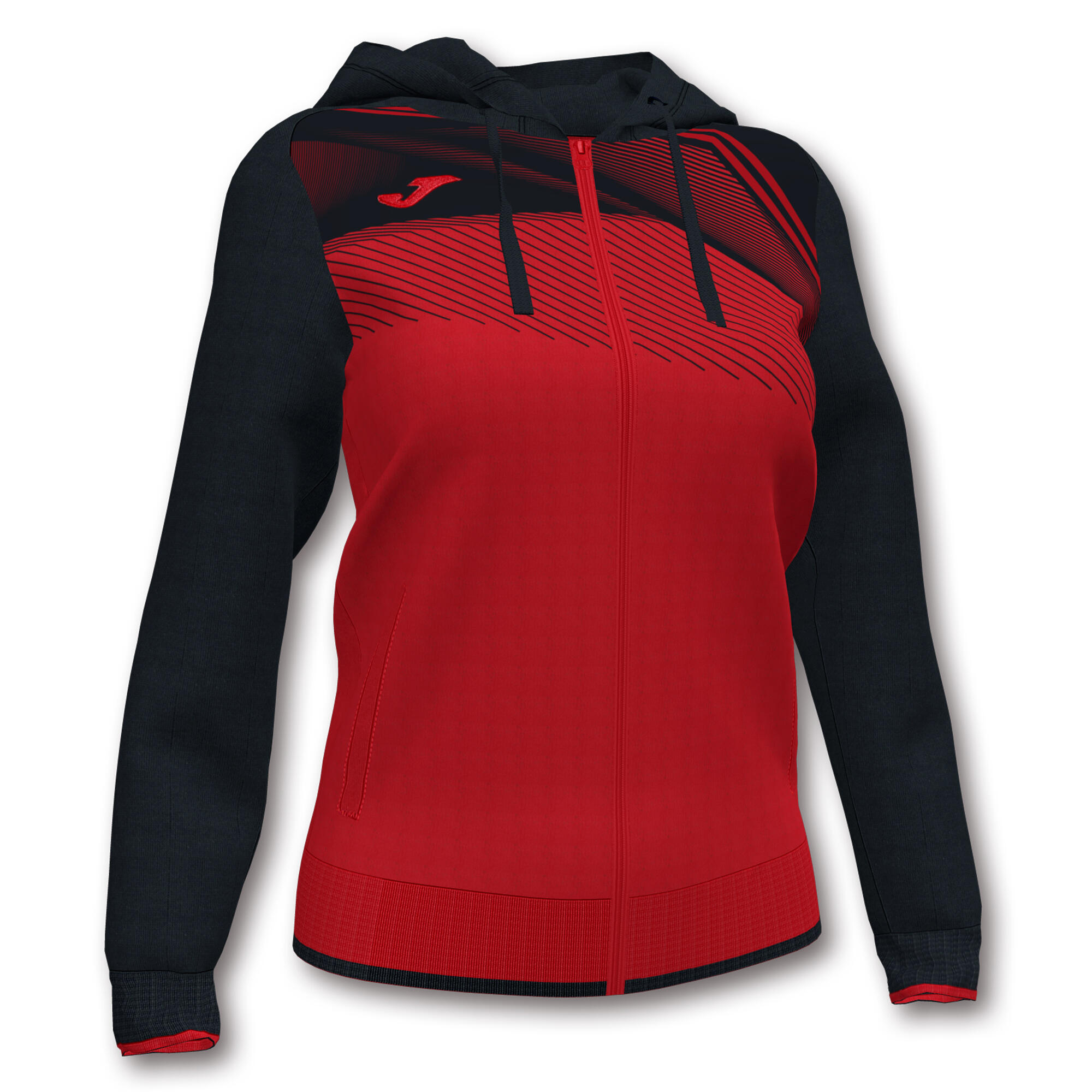 JOMA Chaqueta Con Capucha Fútbol Mujer Joma Supernova II Rojo