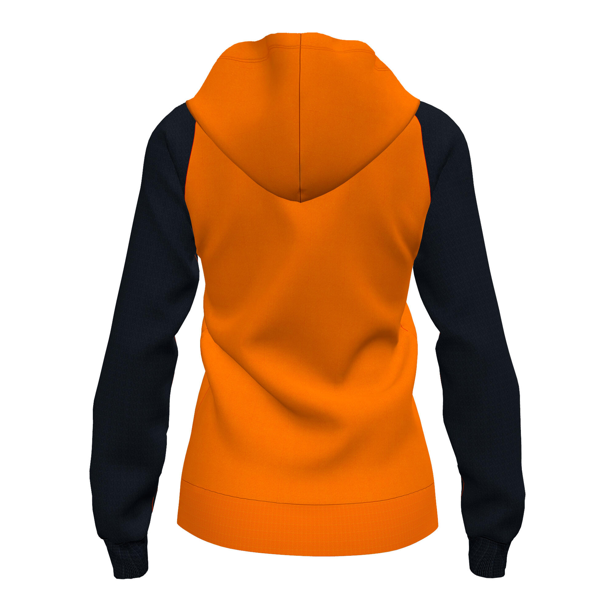 Chaqueta Con Capucha Fútbol Mujer Joma Academy IV Naranja 2/4