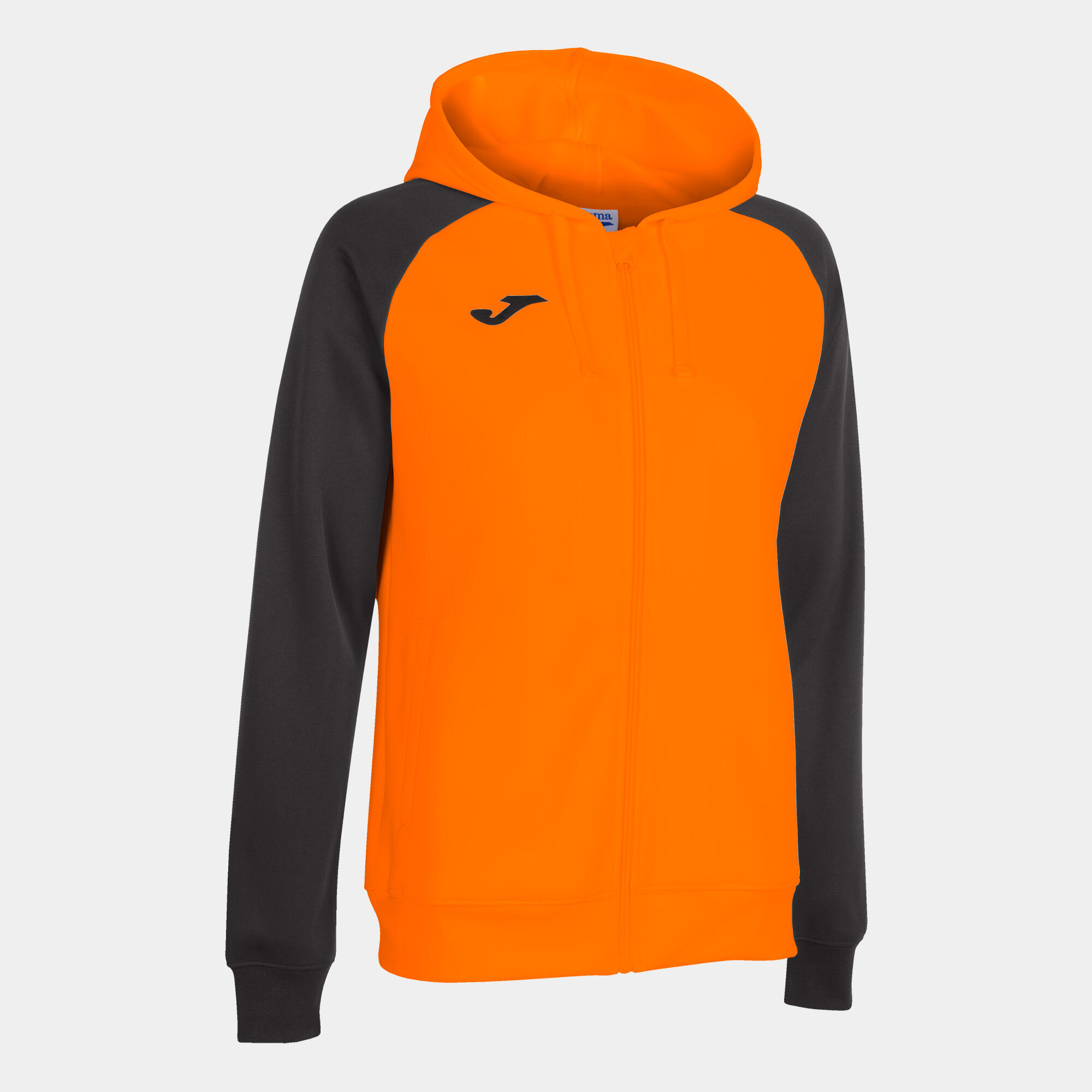 Joma - Veste À Capuche Football Femme Joma Academy Iv Orange - Sweat-shirt - Noir|orange - S - Decathlon