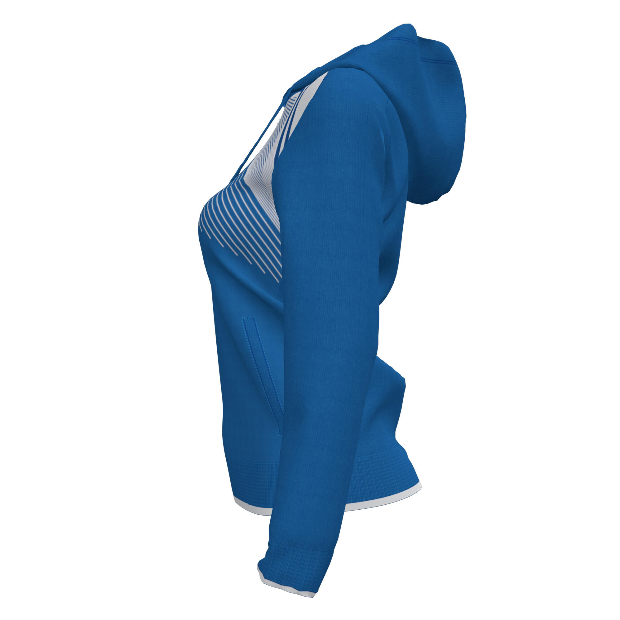 Casaco Com Capuz Futebol Criança Joma Supernova II Azul Royal 3/4