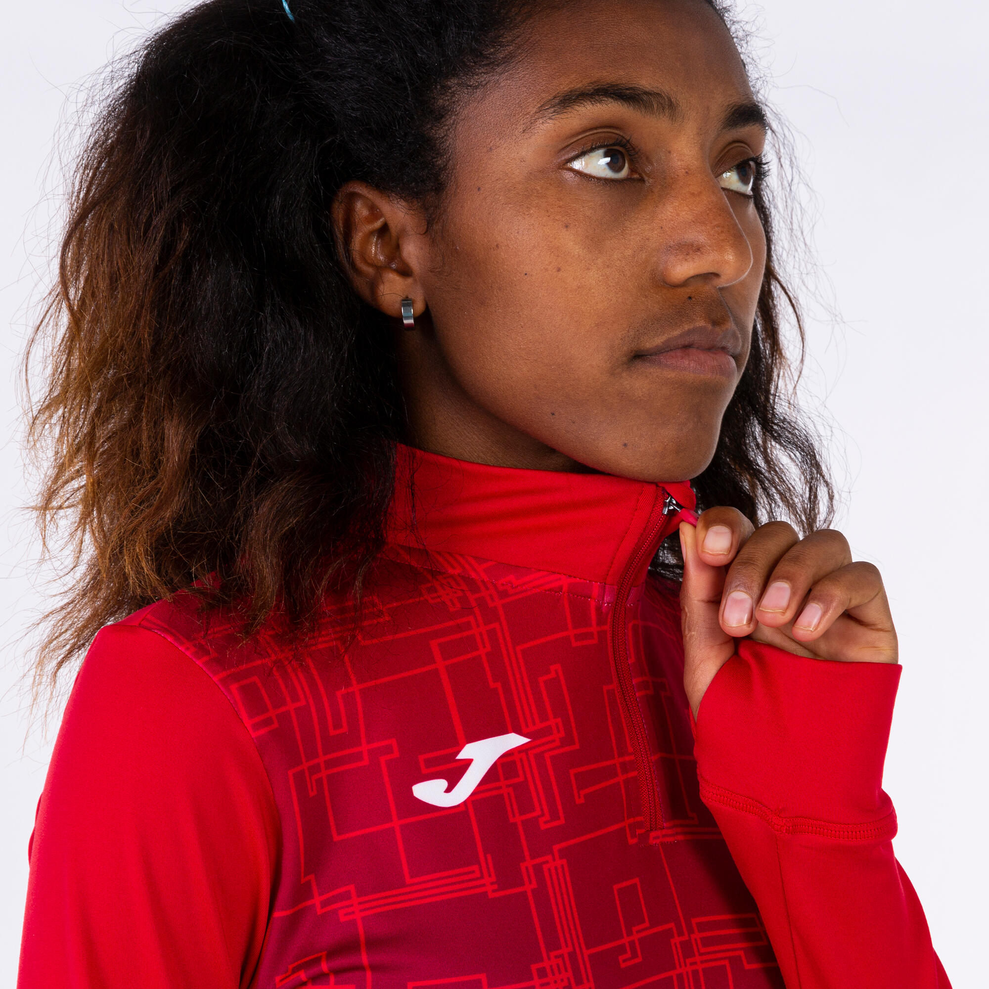 Sweat-Shirt Running Femme Joma Elite VIII Rouge 5/5