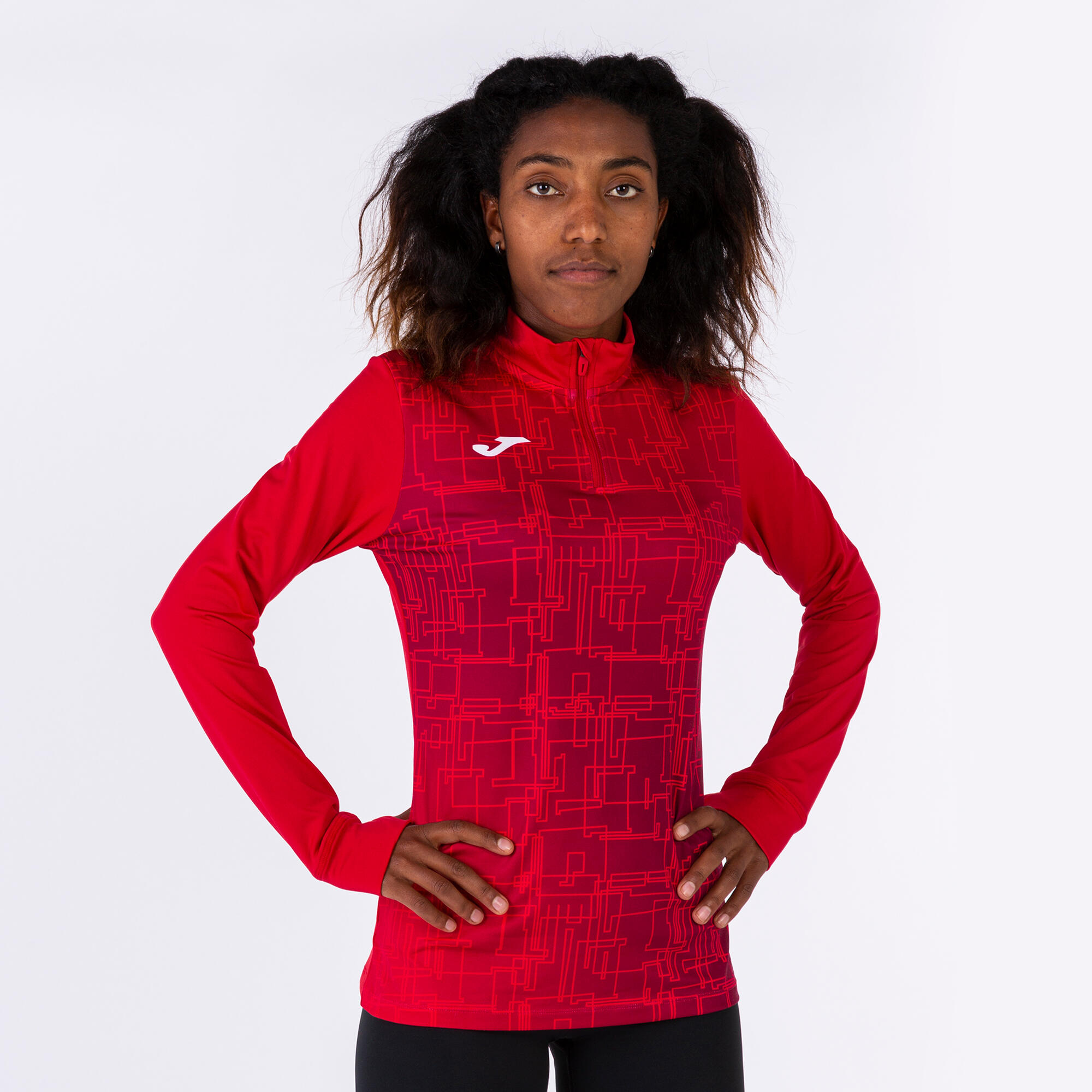Sweat-Shirt Running Femme Joma Elite VIII Rouge 2/5