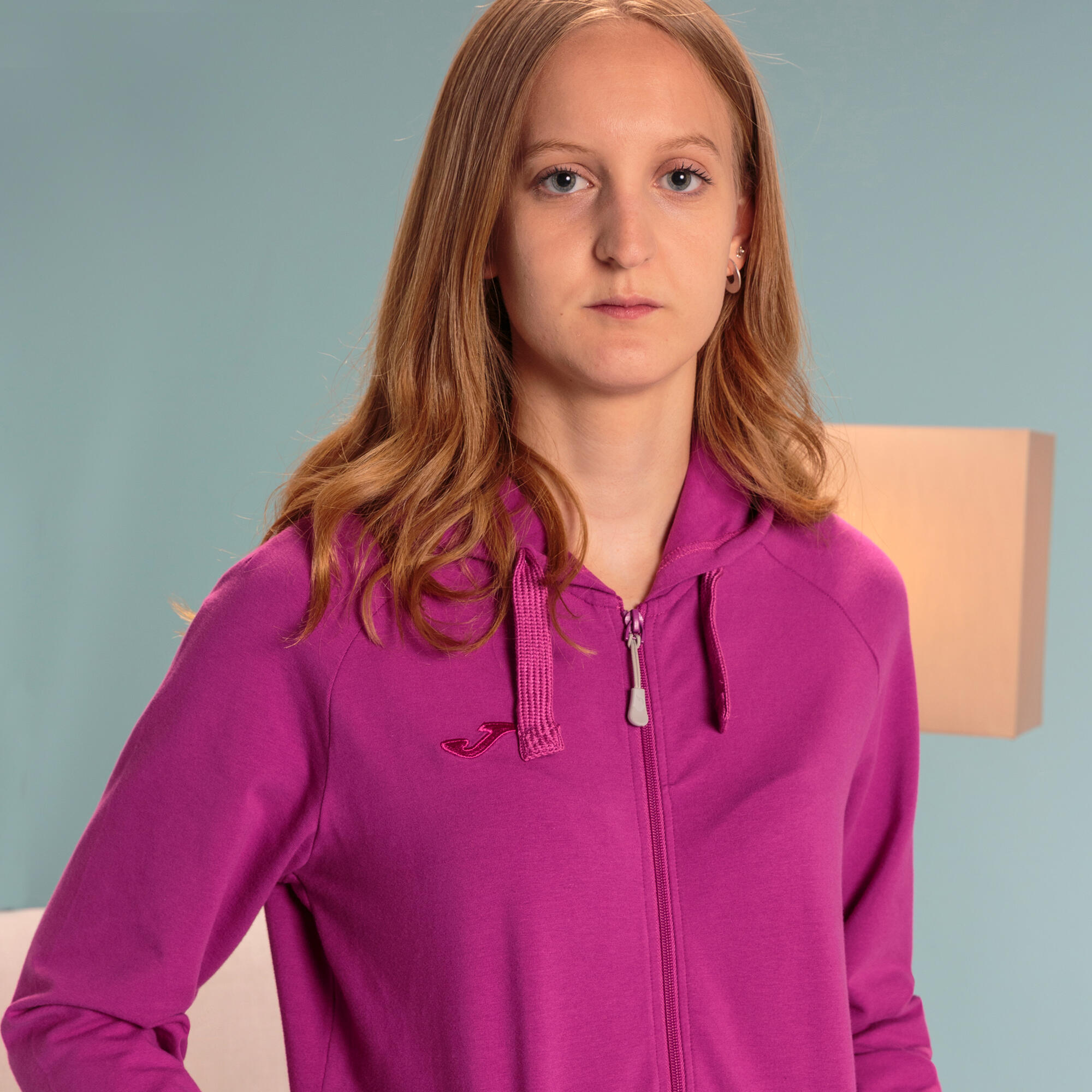 Veste À Capuche Fitness Enfants Joma Corinto Fuchsia 2/5