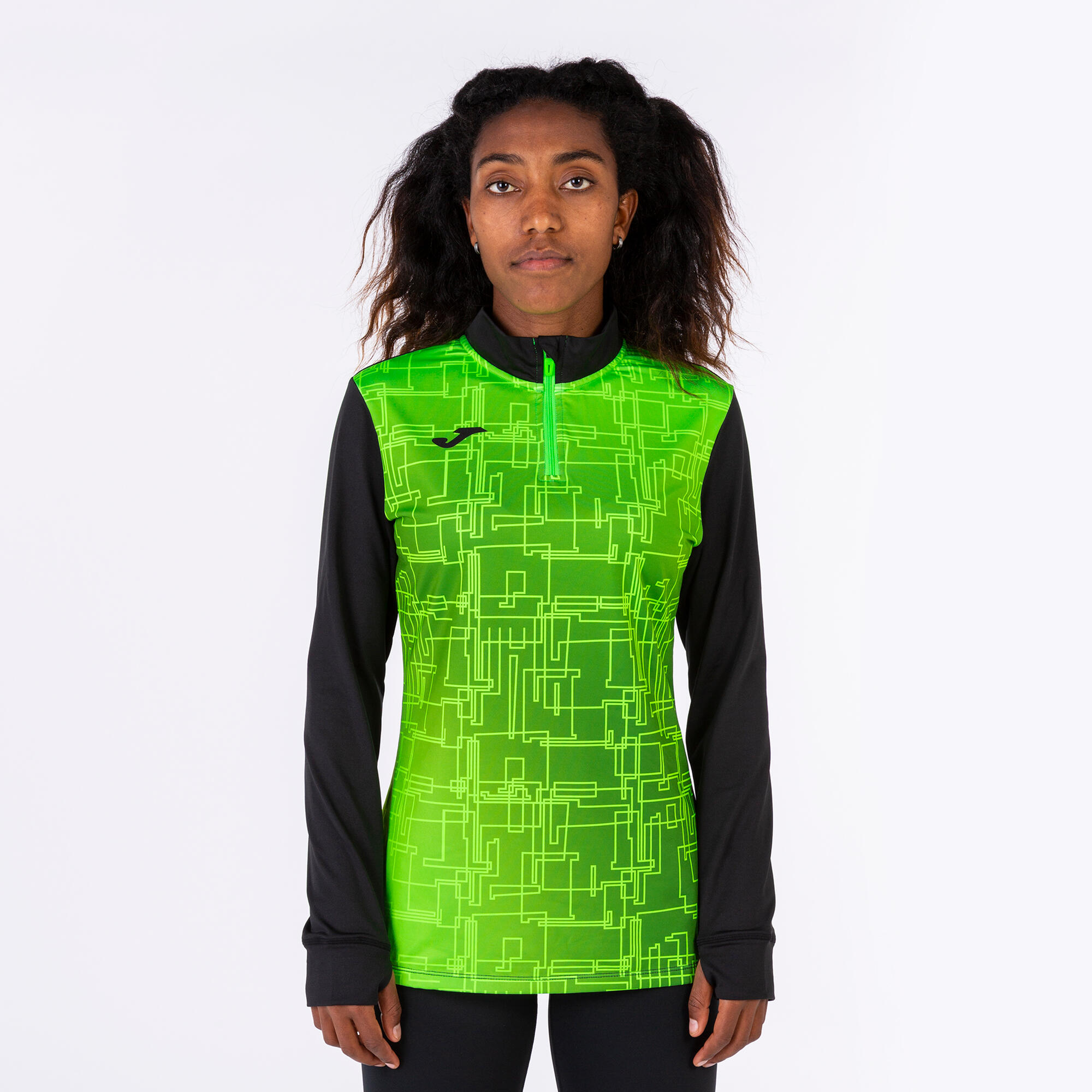 Felpa donna Joma Elite VIII 1/2 zip 2/5