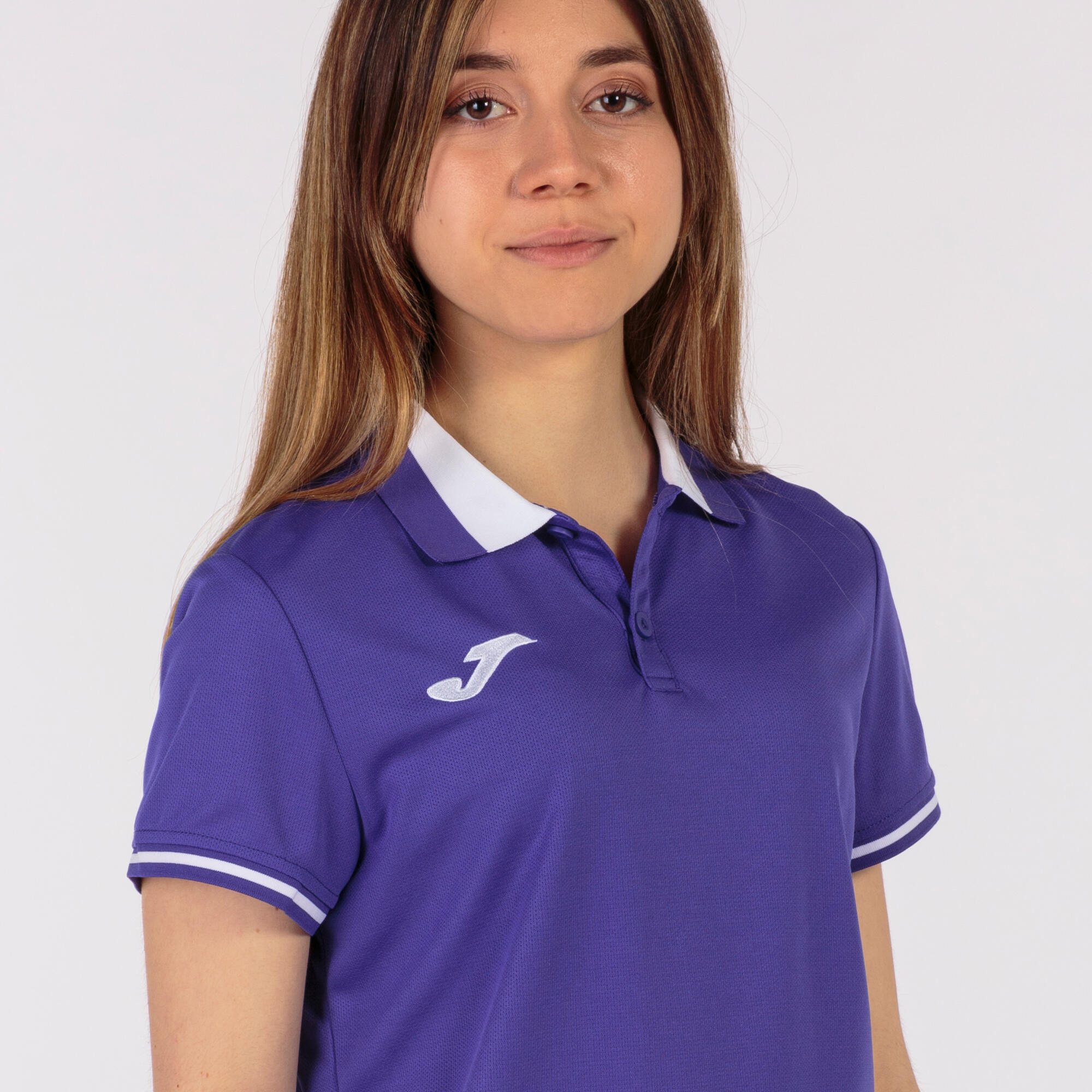 Polo Manches Courtes Football Femme Joma Championship VI Violet 5/5