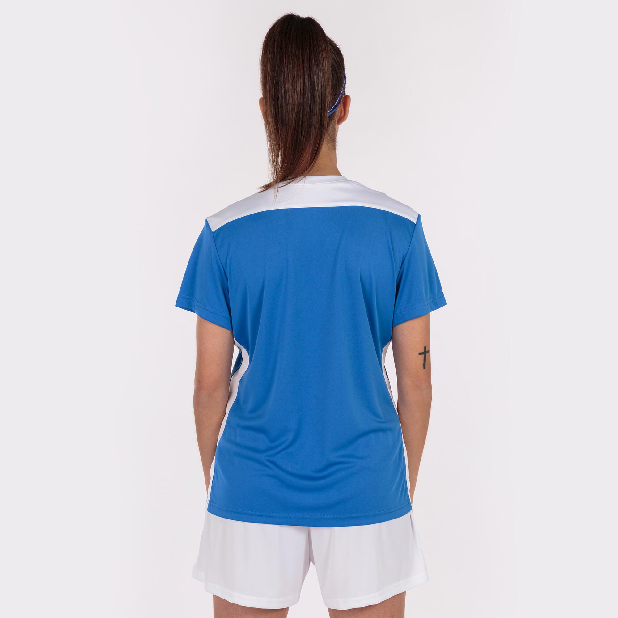 Maillot Manches Courtes Football Femme Joma Championship VI Bleu Roi 3/5