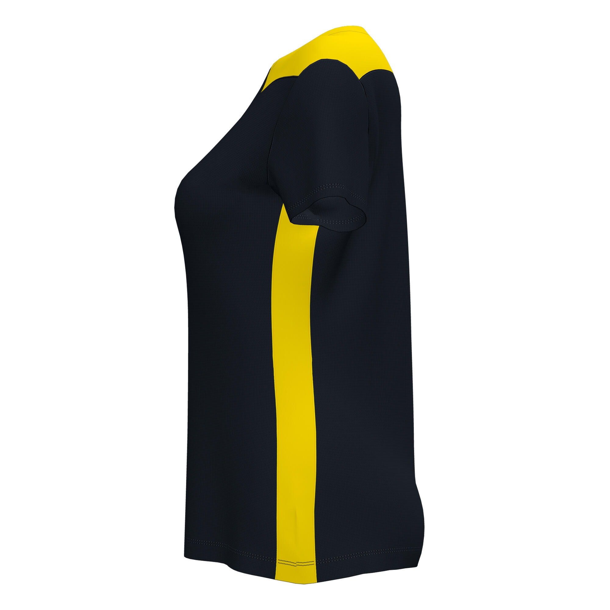 T-Shirt Manga Curta Futebol Mulher Joma Championship VI Preto 2/4
