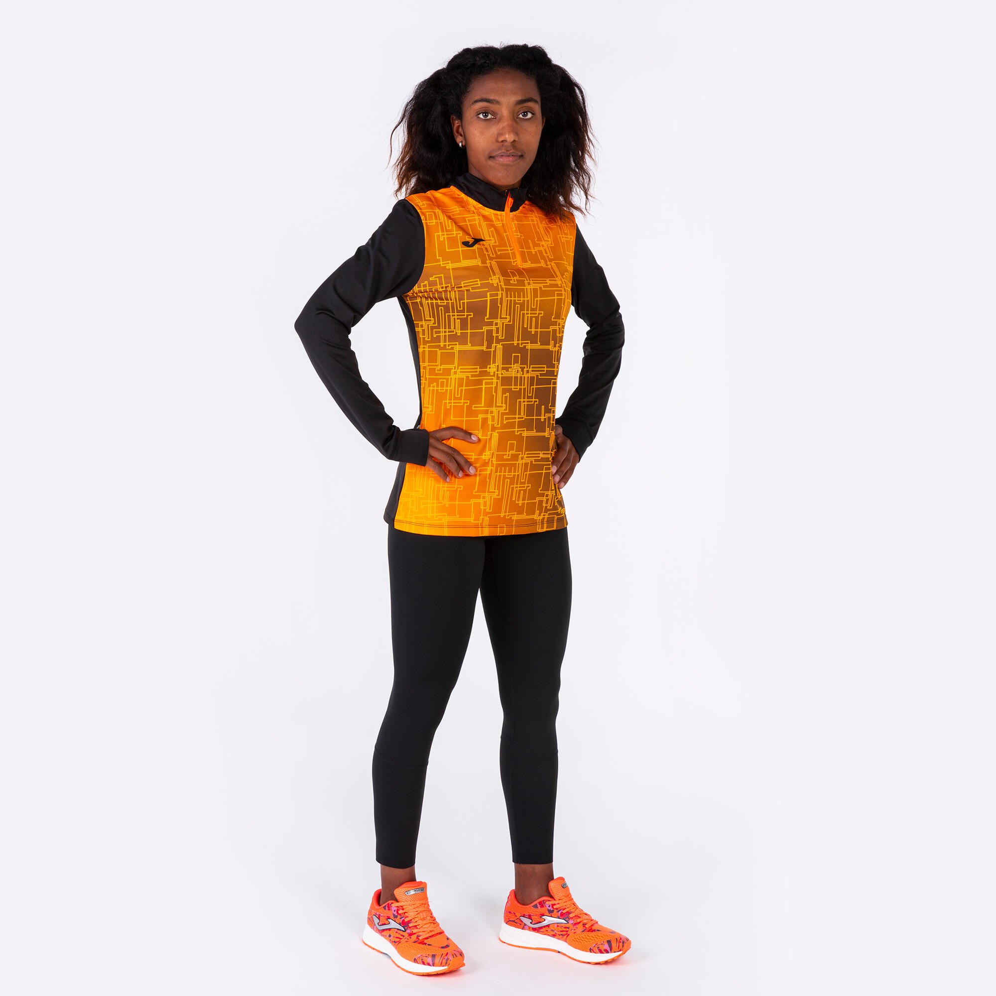 Sweatshirt vrouw Joma Elite VIII 1/2 zip 4/5