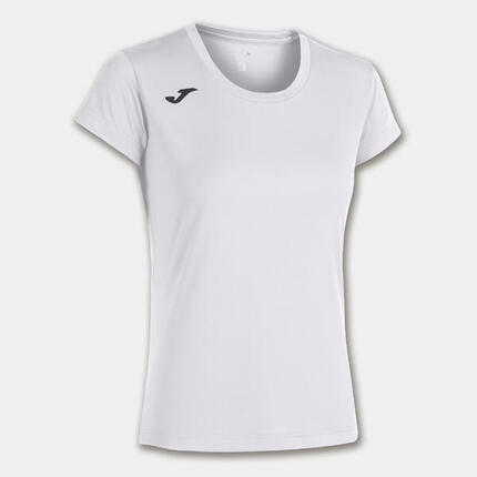 Maillot Manches Courtes Running Femme Joma Record II Blanc