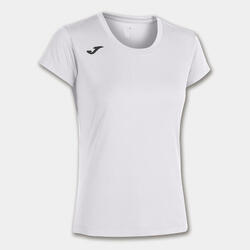 Maillot Manches Courtes Running Femme Joma Record II Blanc