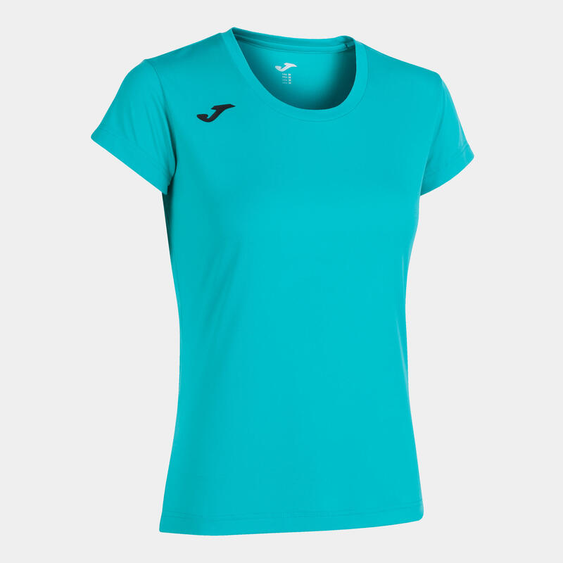 Maillot Manches Courtes Running Femme Joma Record II Turquoise
