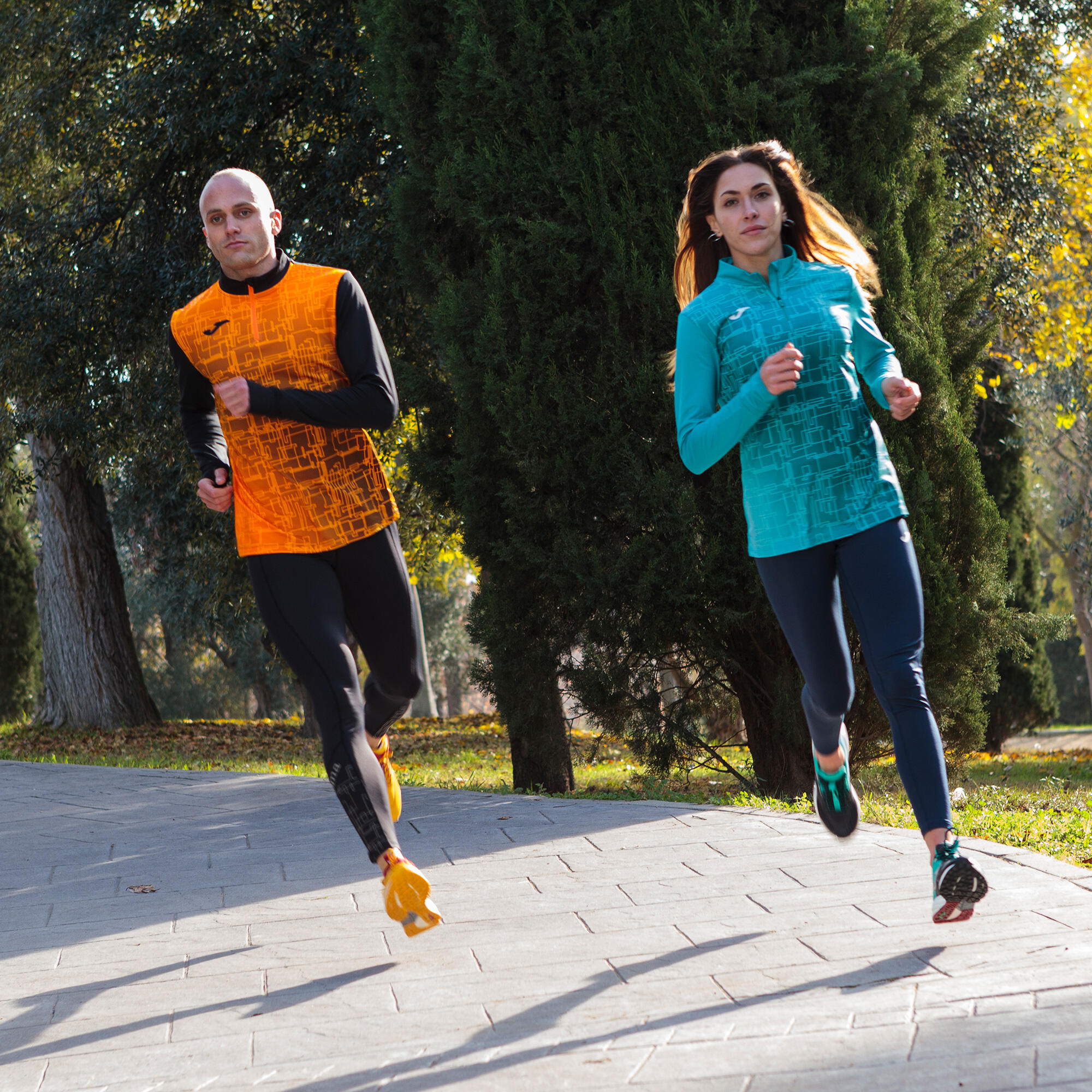 Sudadera Running Niños Joma Elite VIII Turquesa 2/5