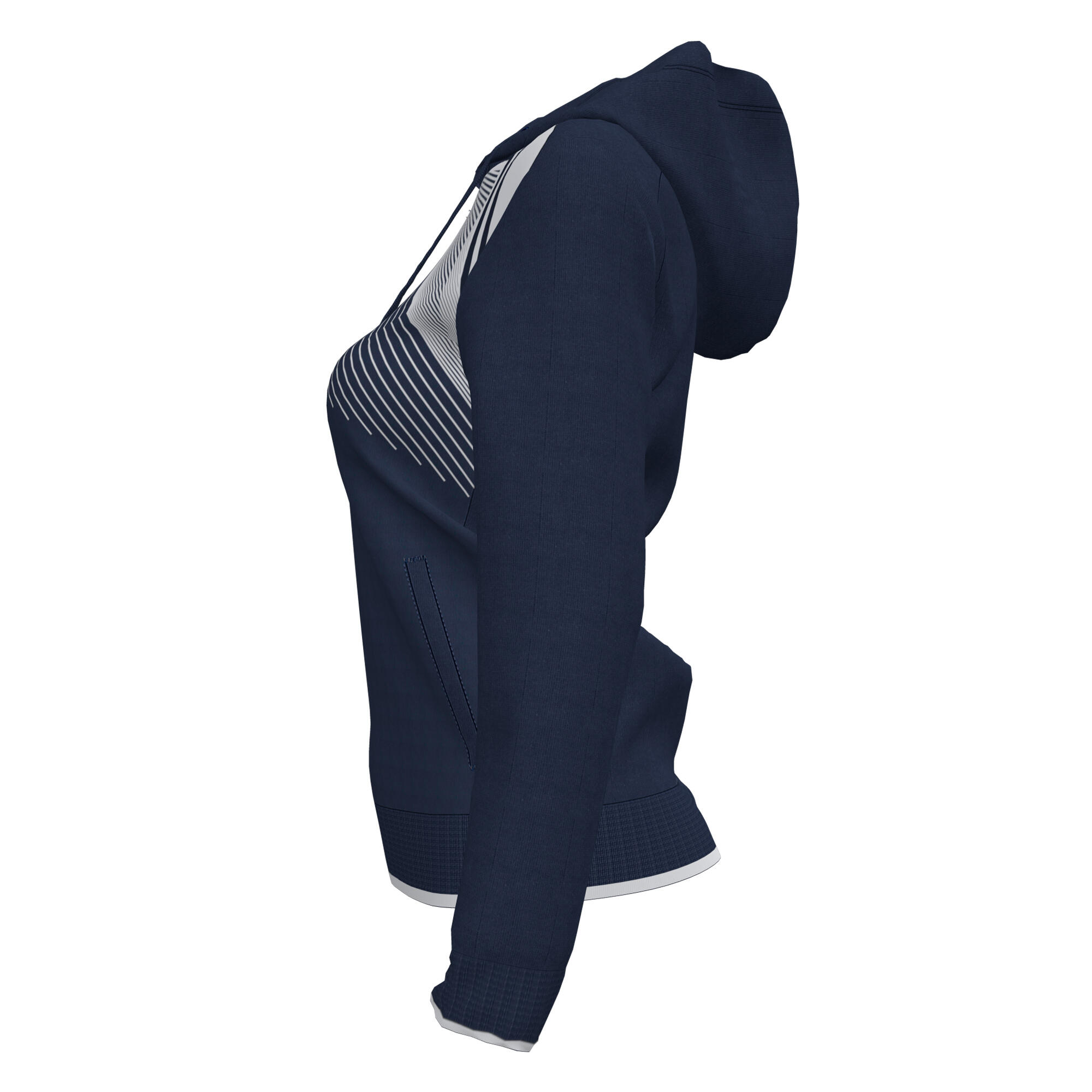 Veste À Capuche Football Enfants Joma Supernova II Bleu Marine 3/4