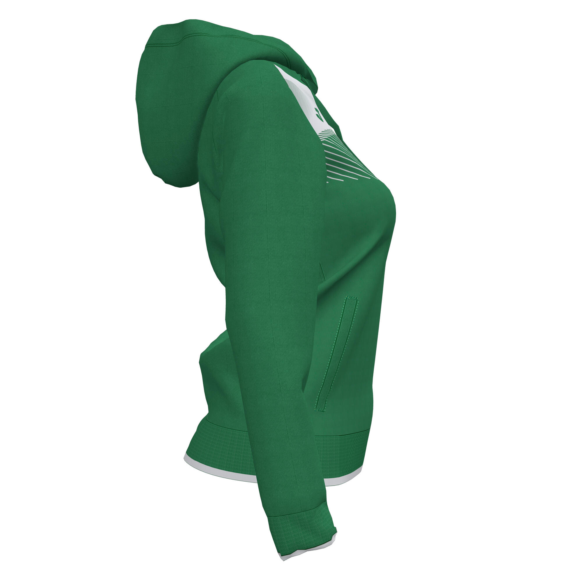 Casaco Com Capuz Futebol Criança Joma Supernova II Verde 3/4