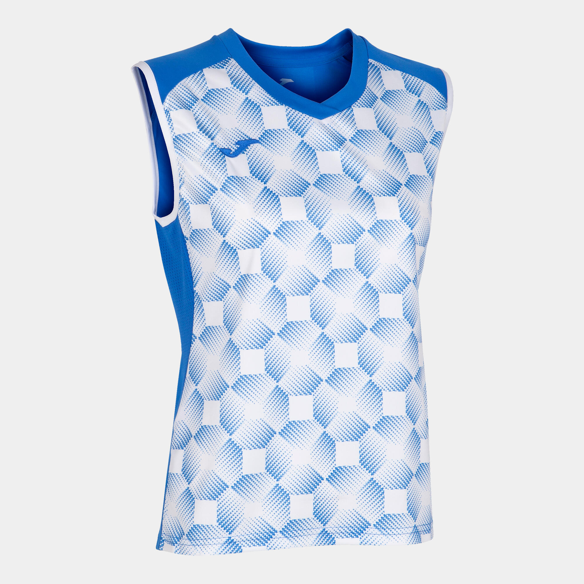 bleu saphir / blanc