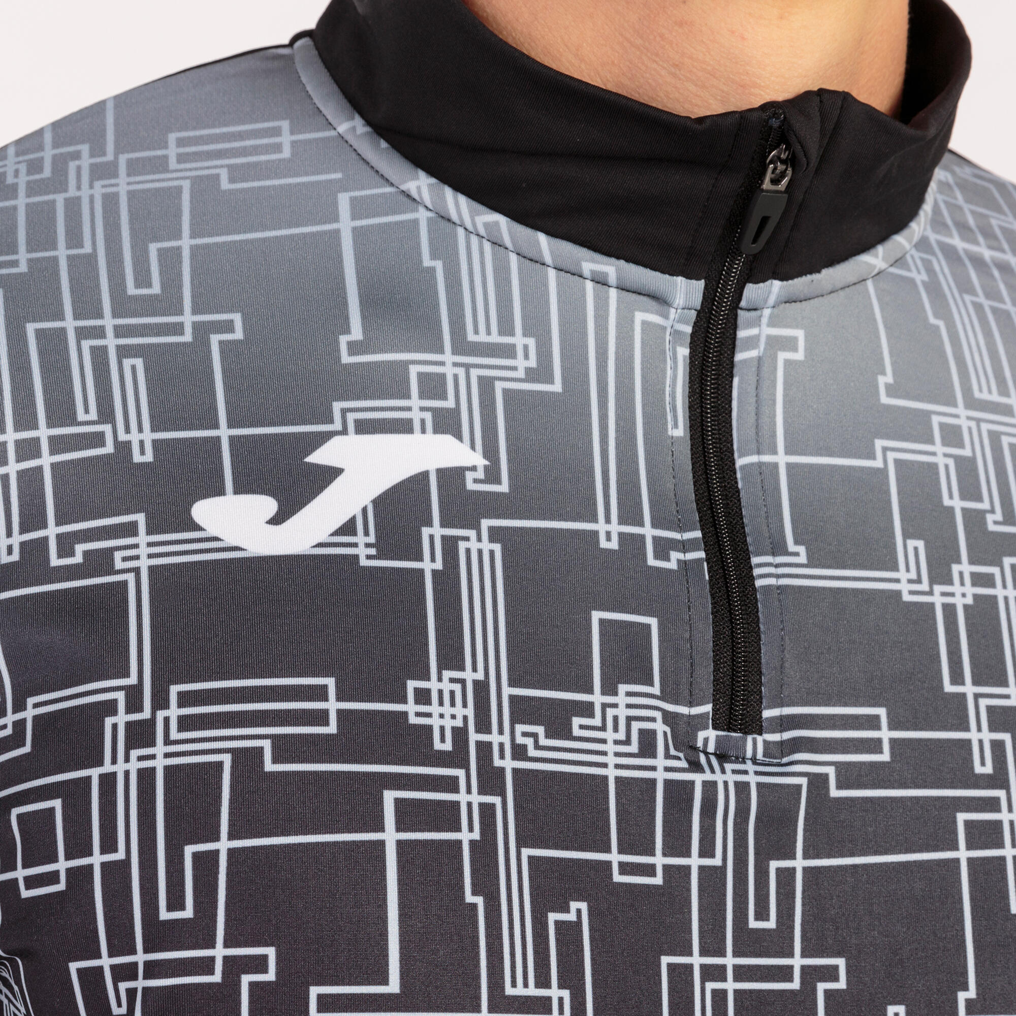 Sweat-Shirt Running Homme Joma Elite VIII Noir 5/5