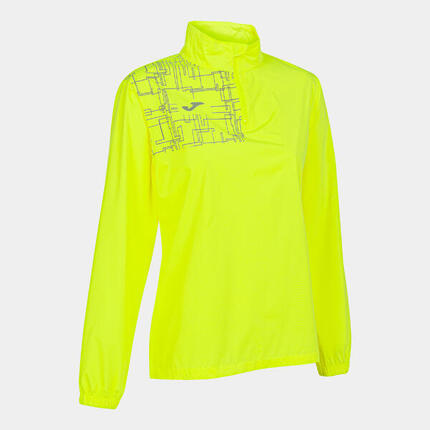 Sudadera Trail Mujer Joma Elite VIII Amarillo Flúor