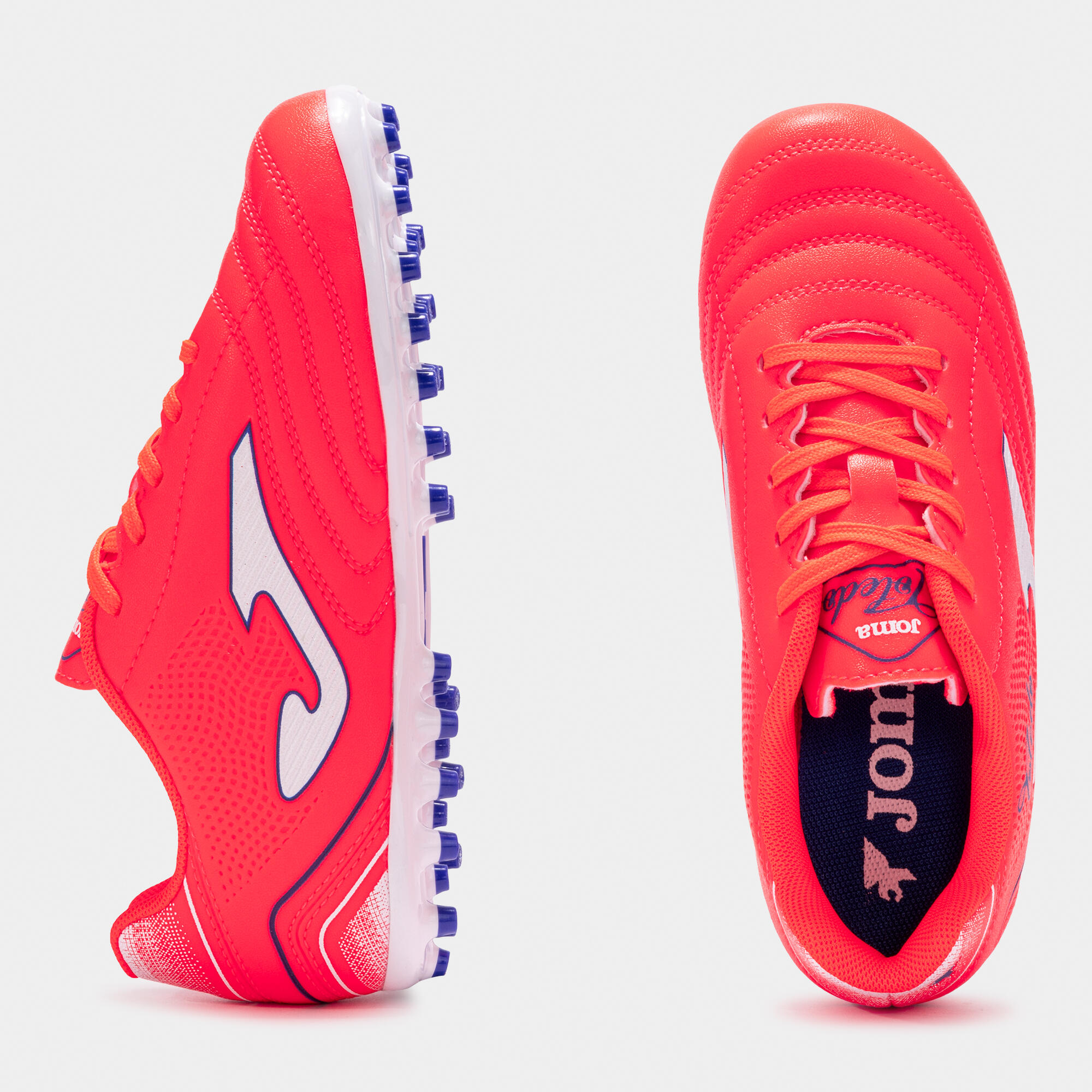 Chuteiras Futebol Criança Joma Toledo Jr 25 AG Coral 4/5