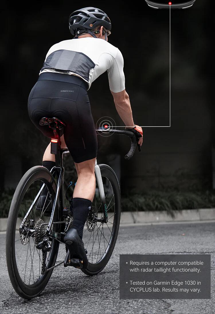Tylne światło rowerowe z radarem - CYCPLUS L7 6/7