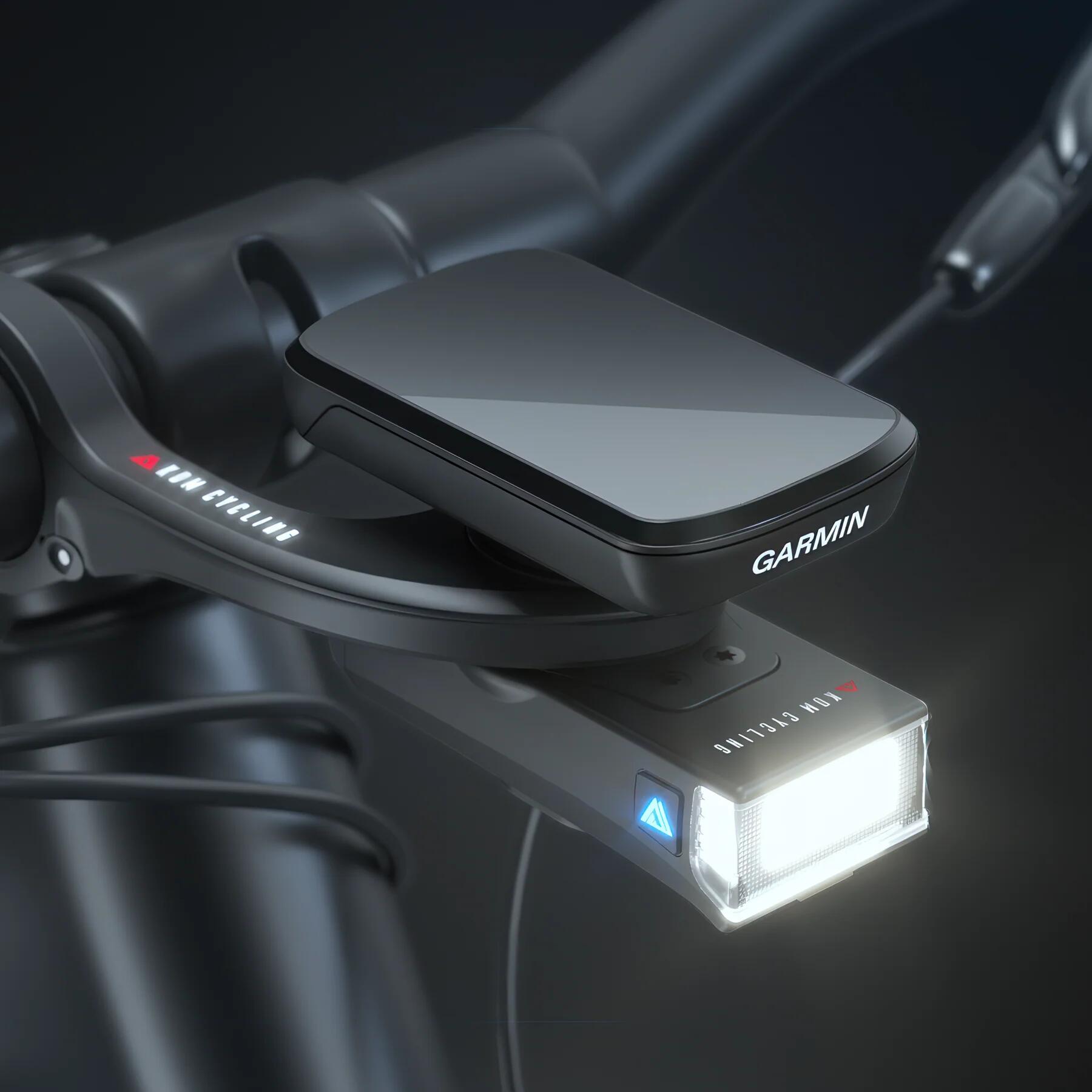 Lampka przednia z montażem Quick Release i mocą 350 lm - KOM Cycling QRL02 5/6