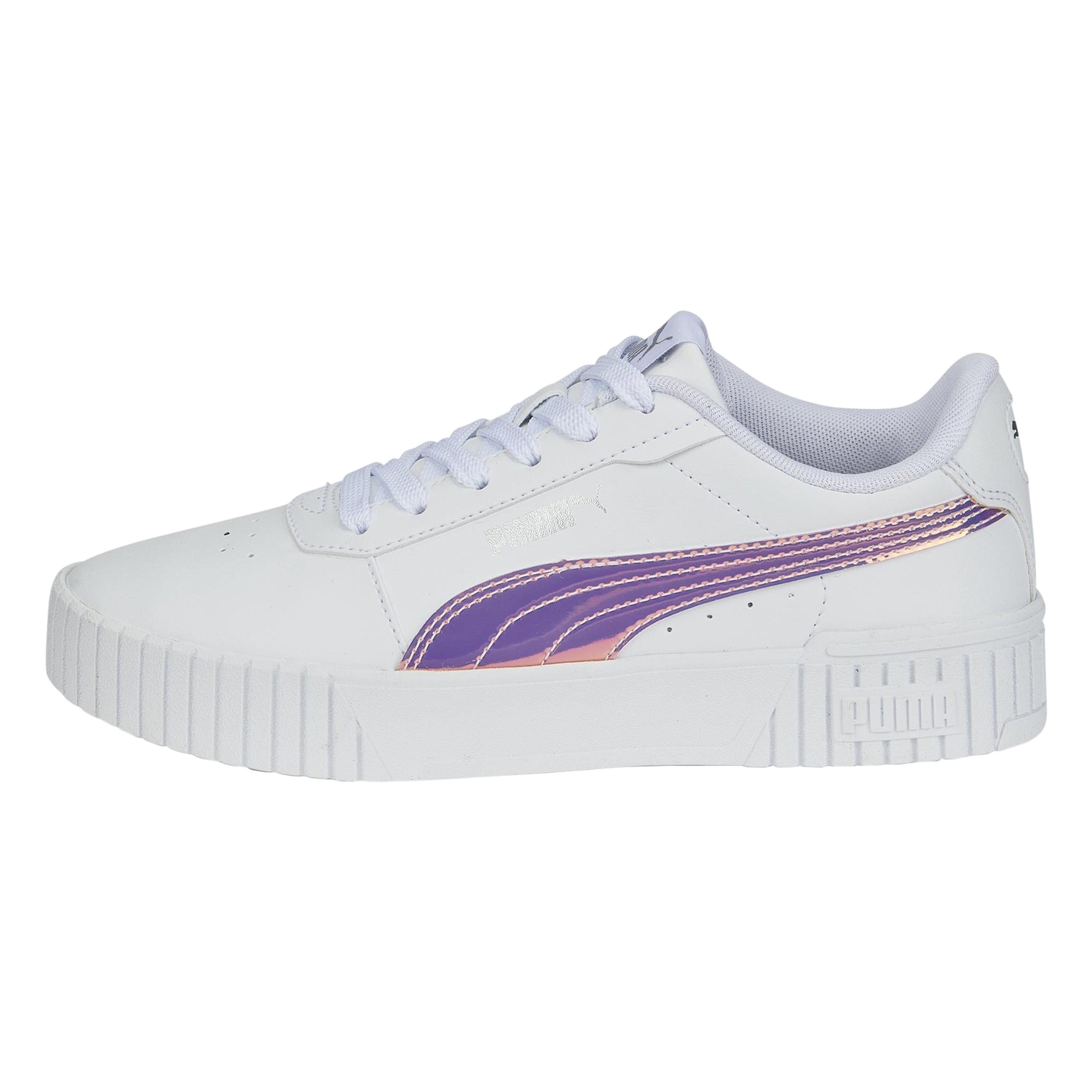 Młodzieżowe sneakersy Carina 2.0 Holo PUMA White Silver Gray