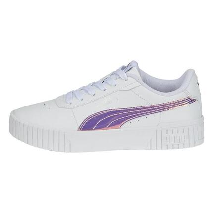 Młodzieżowe sneakersy Carina 2.0 Holo PUMA White Silver Gray